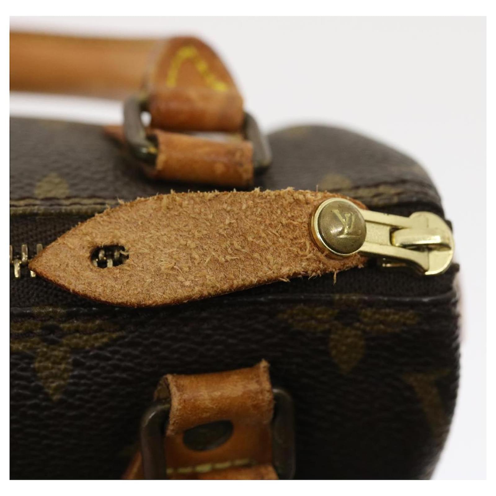 LOUIS VUITTON Monogram Mini Speedy Hand Bag Vintage M41534 LV Auth rz388  Cloth ref.583628 - Joli Closet