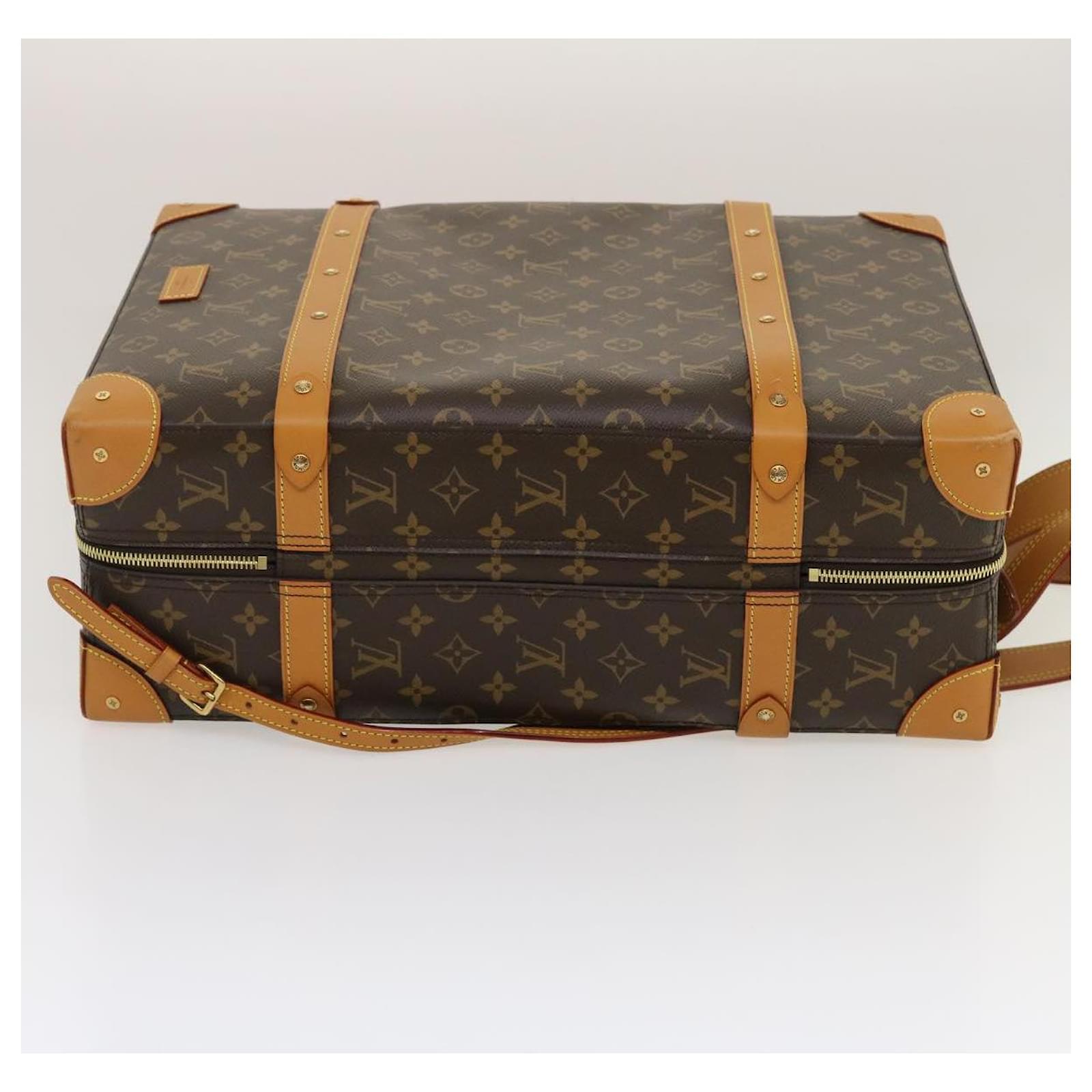 Louis Vuitton Soft Trunk Backpack Monogram Canvas MM For Sale at