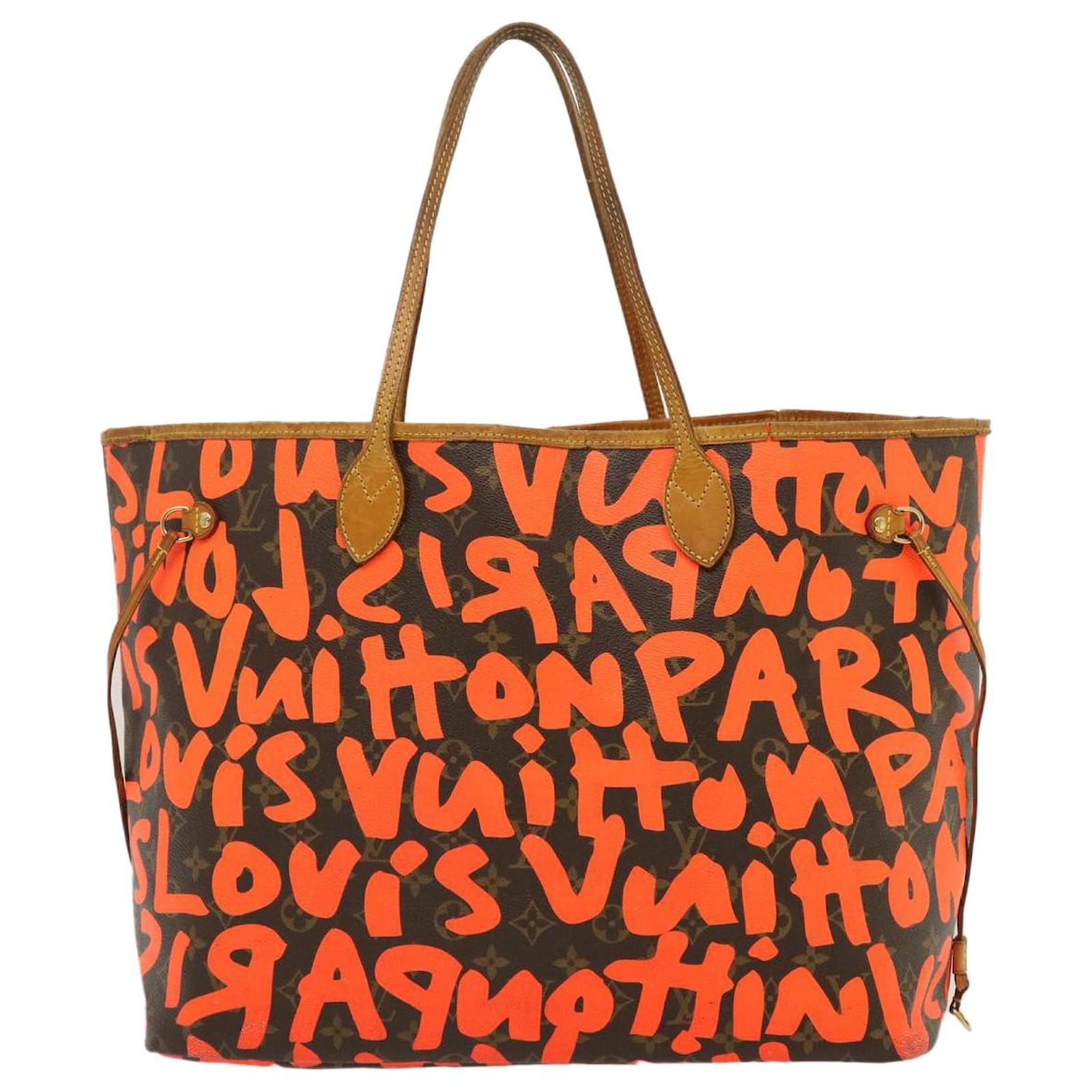 Louis Vuitton Monogram Graffiti Neverfull GM Orange