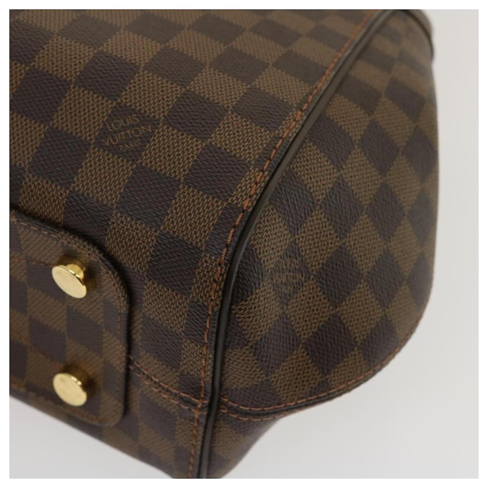 LOUIS VUITTON Damier Ebene Spontini Hand Bag SP Order N48021 LV Auth 27266A