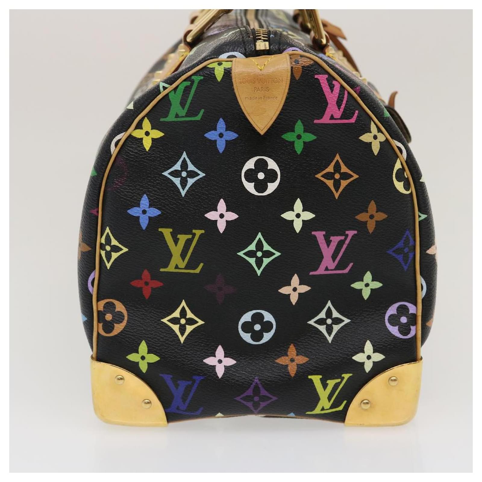 Louis Vuitton multicolor Speedy 30 Hand Bag M92642 LV Auth 29608a