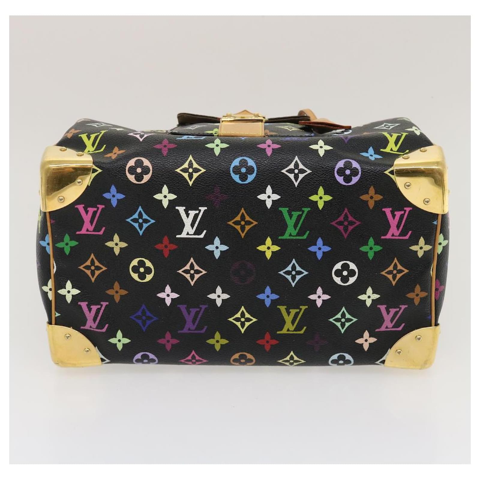 Louis Vuitton multicolor Speedy 30 Hand Bag M92642 LV Auth 29608a Black  ref.582873 - Joli Closet
