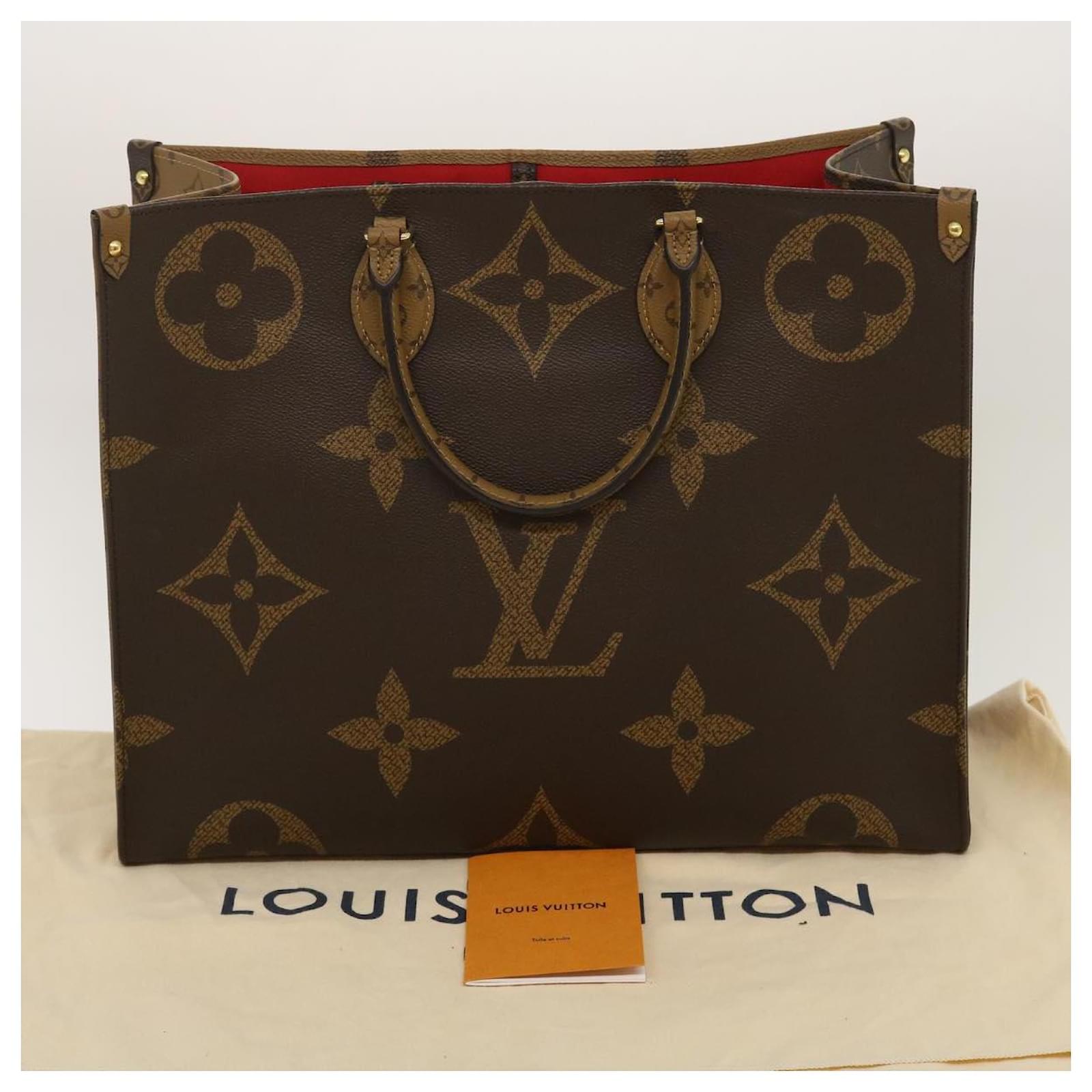 LOUIS VUITTON Monogram Reverse On-the-go GM Tote Bag M44576 LV Auth ni330a  ref.583270 - Joli Closet