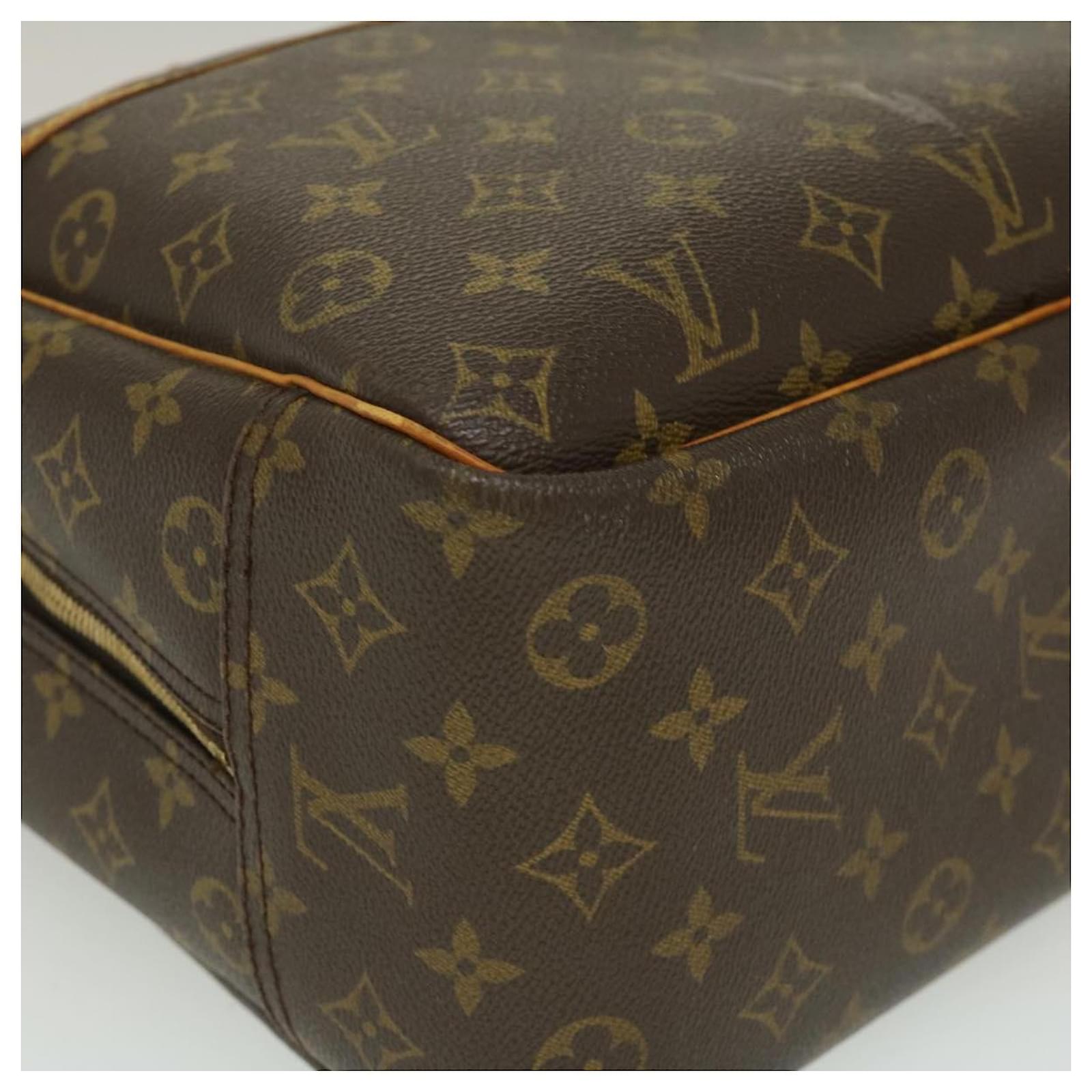 LOUIS VUITTON Monogram Deauville Hand Bag M47270 LV Auth 29823