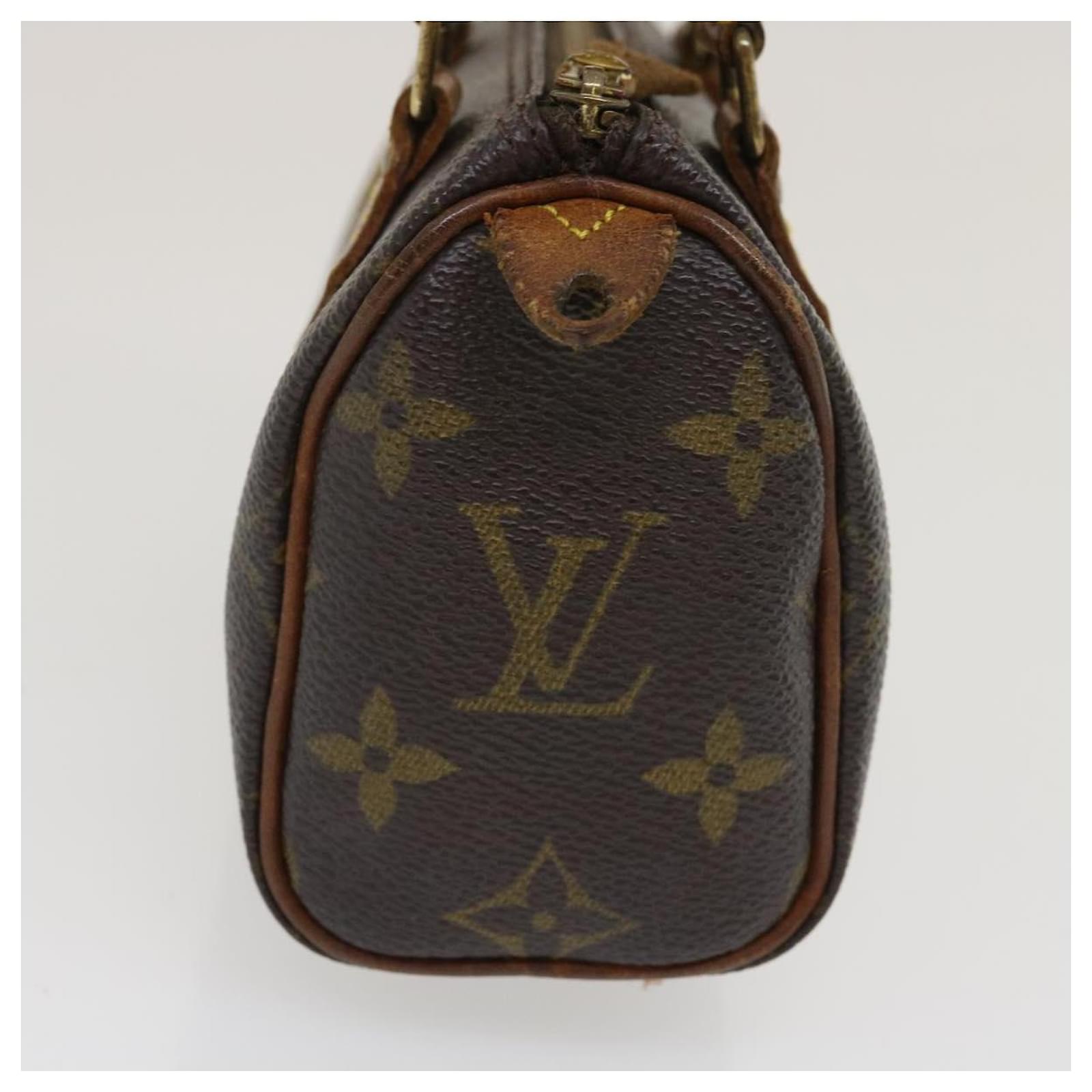 LOUIS VUITTON Monogram Mini Speedy Hand Bag Vintage M41534 LV Auth rz388  Cloth ref.583628 - Joli Closet
