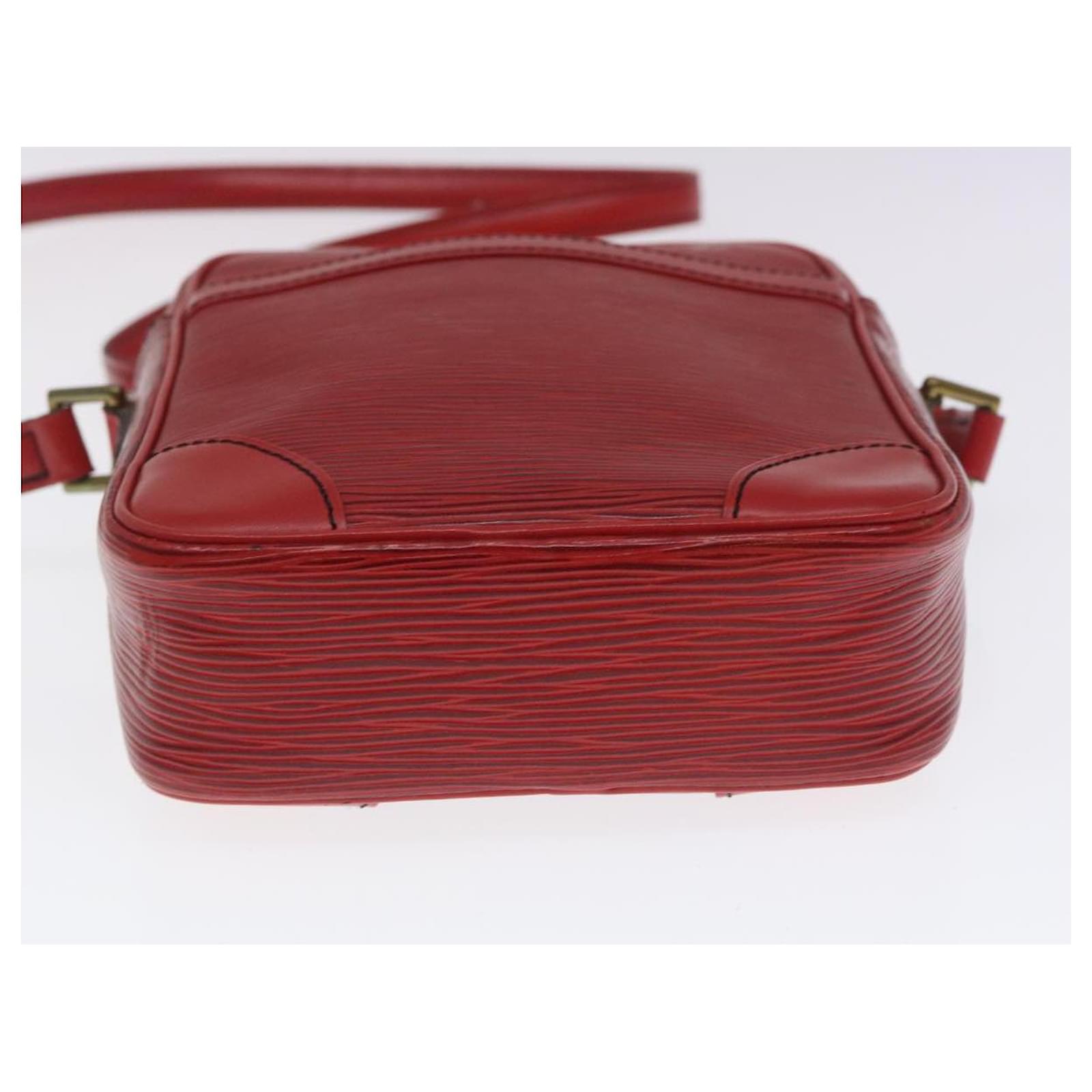 Louis Vuitton Castillan Red Epi Leather Danube Crossbody Bag