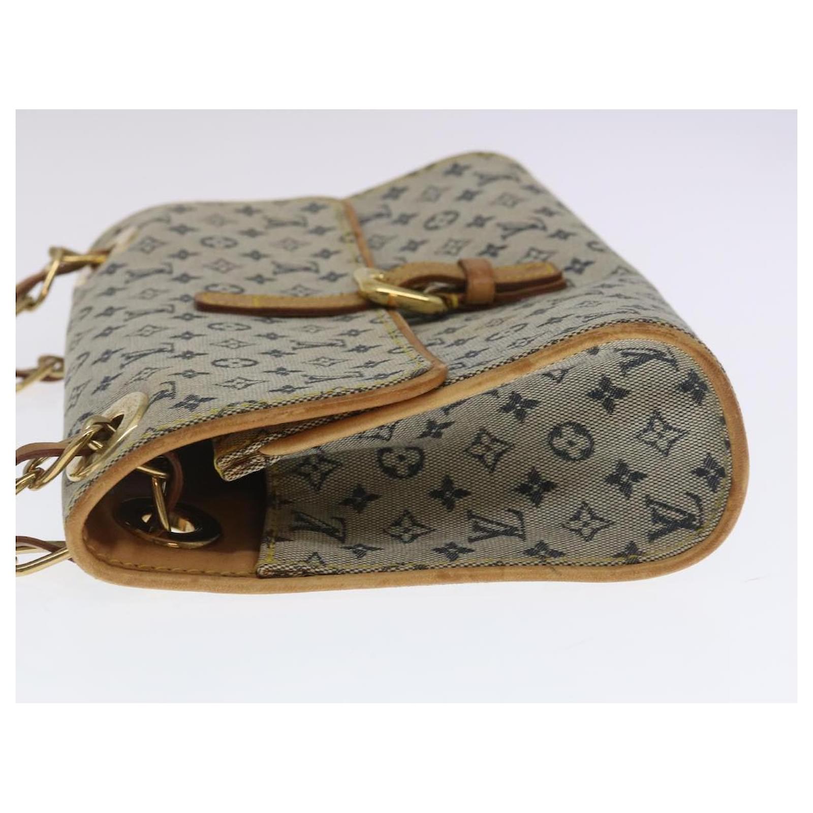 Louis Vuitton Louis Vuitton Camille Blue Mini Monogram Canvas Chain