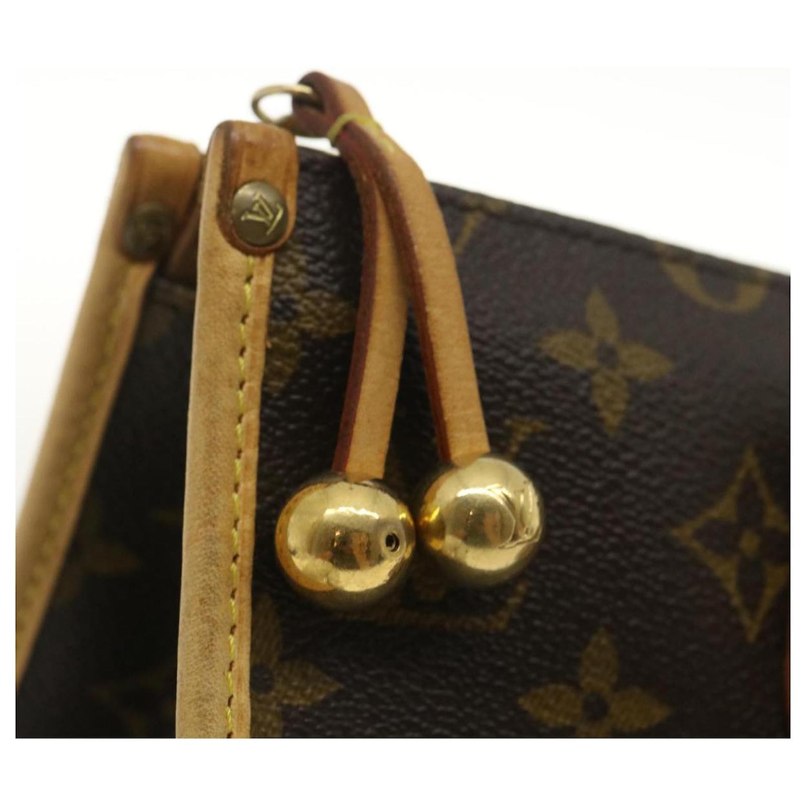 LOUIS VUITTON Monogram Popincourt Hand Bag M40009 LV Auth 43418