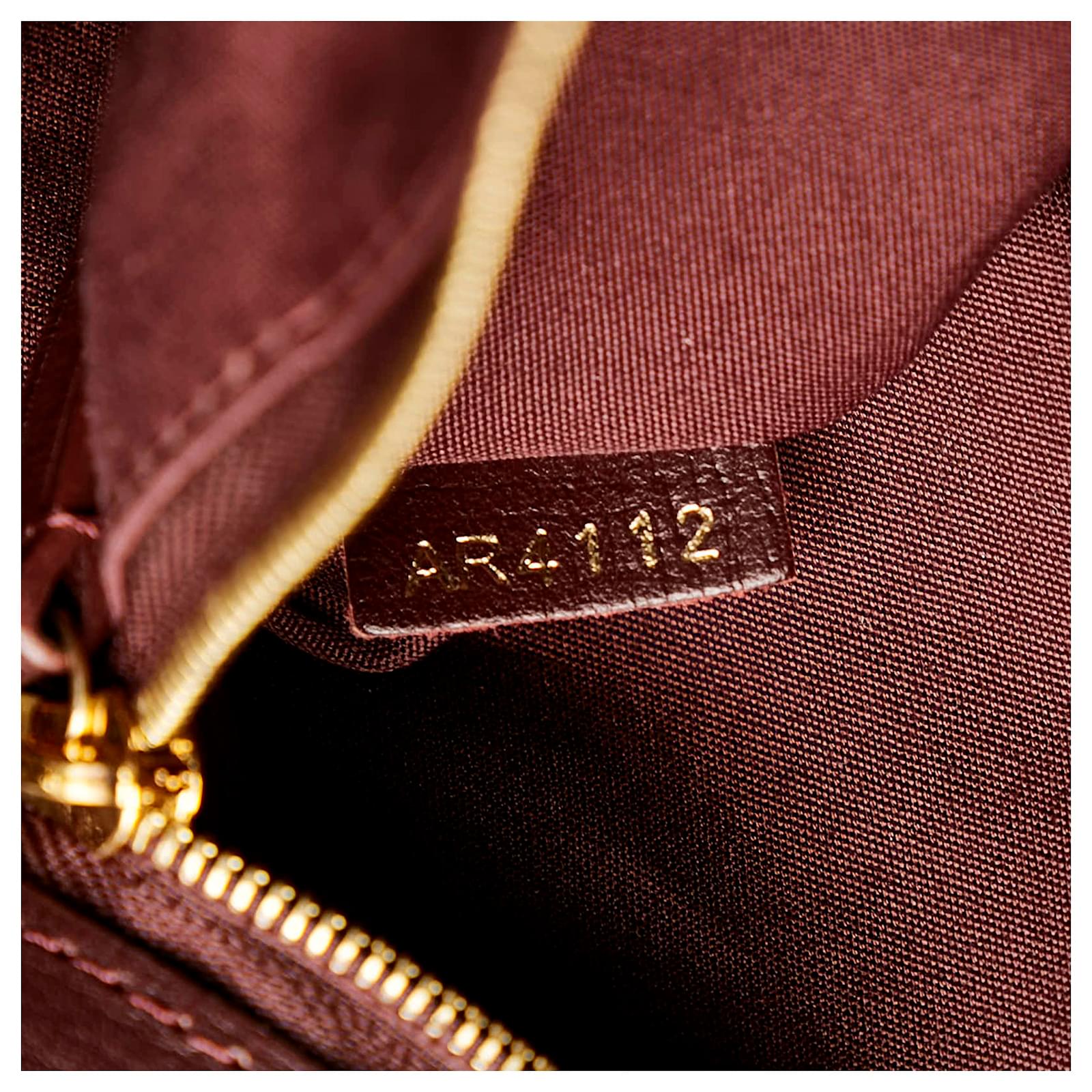 Louis Vuitton Brown Monogram Idylle Rendez-Vous PM Red Dark red Leather  Cloth Pony-style calfskin Cloth ref.301494 - Joli Closet