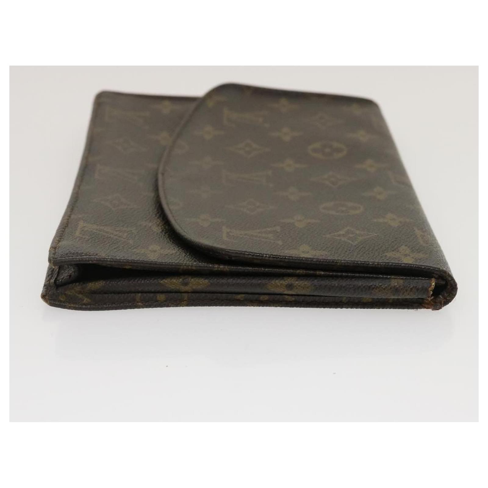 Louis Vuitton Monogram Pochette rabat 23 Clutch Bag M51931 LV Auth