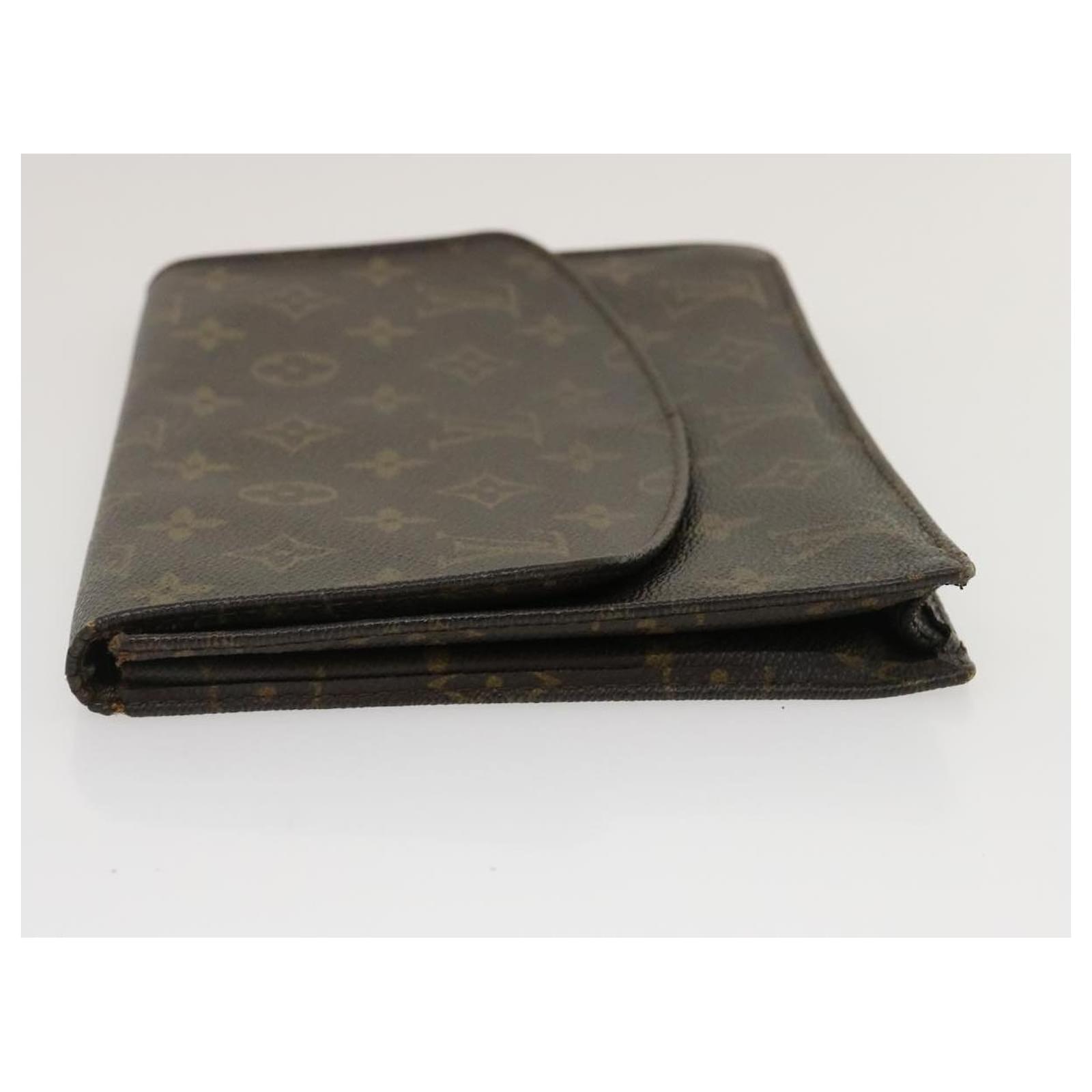 Louis Vuitton Monogram Pochette rabat 23 Clutch Bag M51931 LV Auth