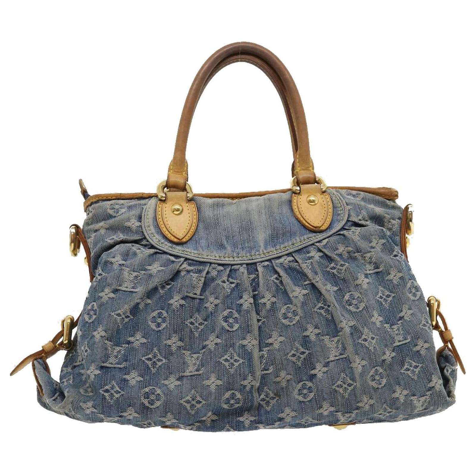 LOUIS VUITTON Monogram Denim Neo Cabby MM Shoulder Bag M95349 LV