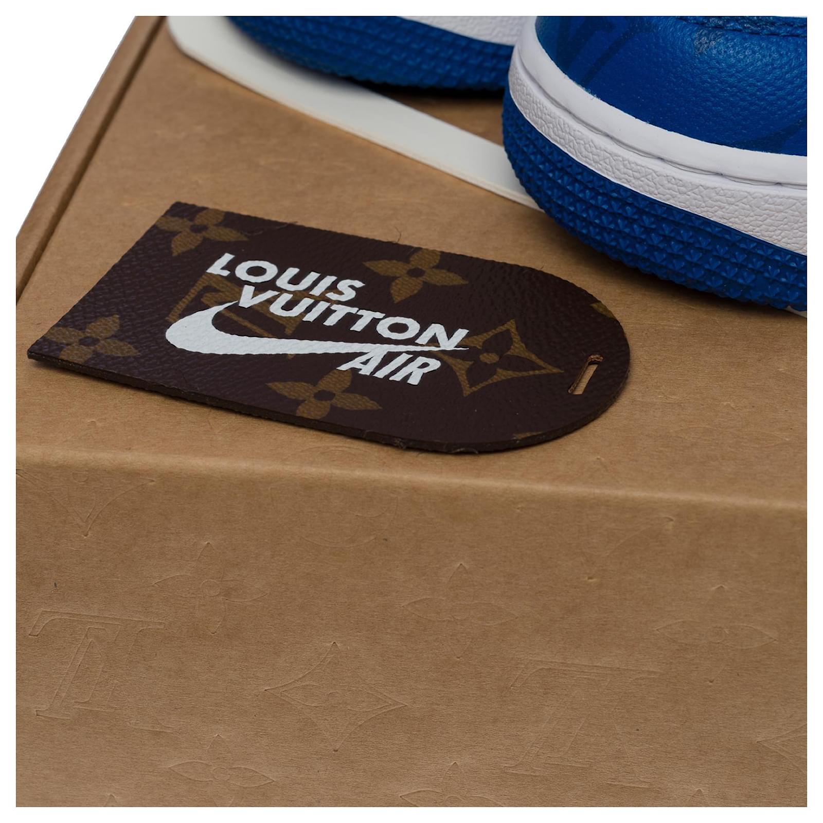 TênisLinks on X: Louis Vuitton x Nike Air Force 1 Low Royal Blue