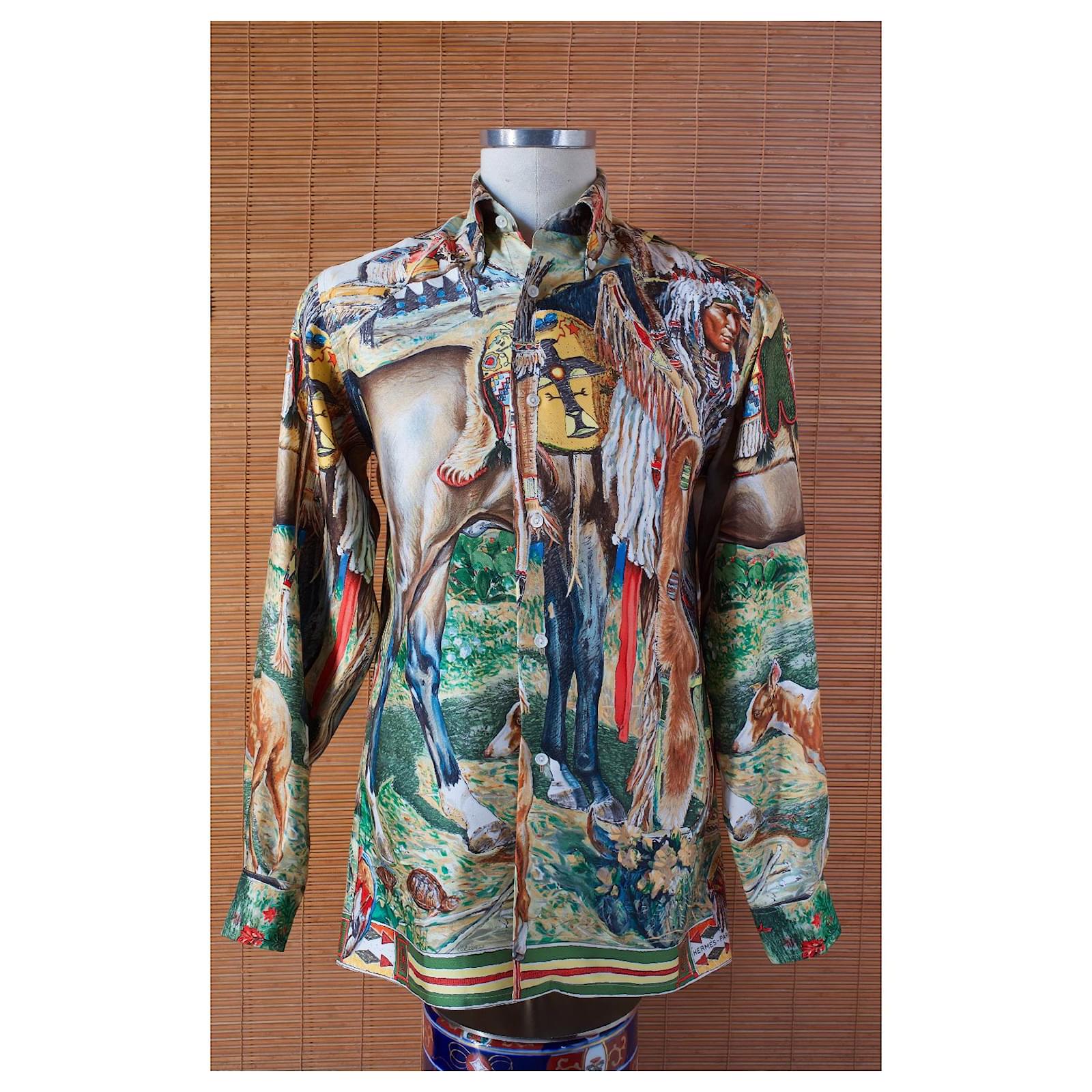 Silk shirt Hermès Multicolour size 40 FR in Silk - 32784226