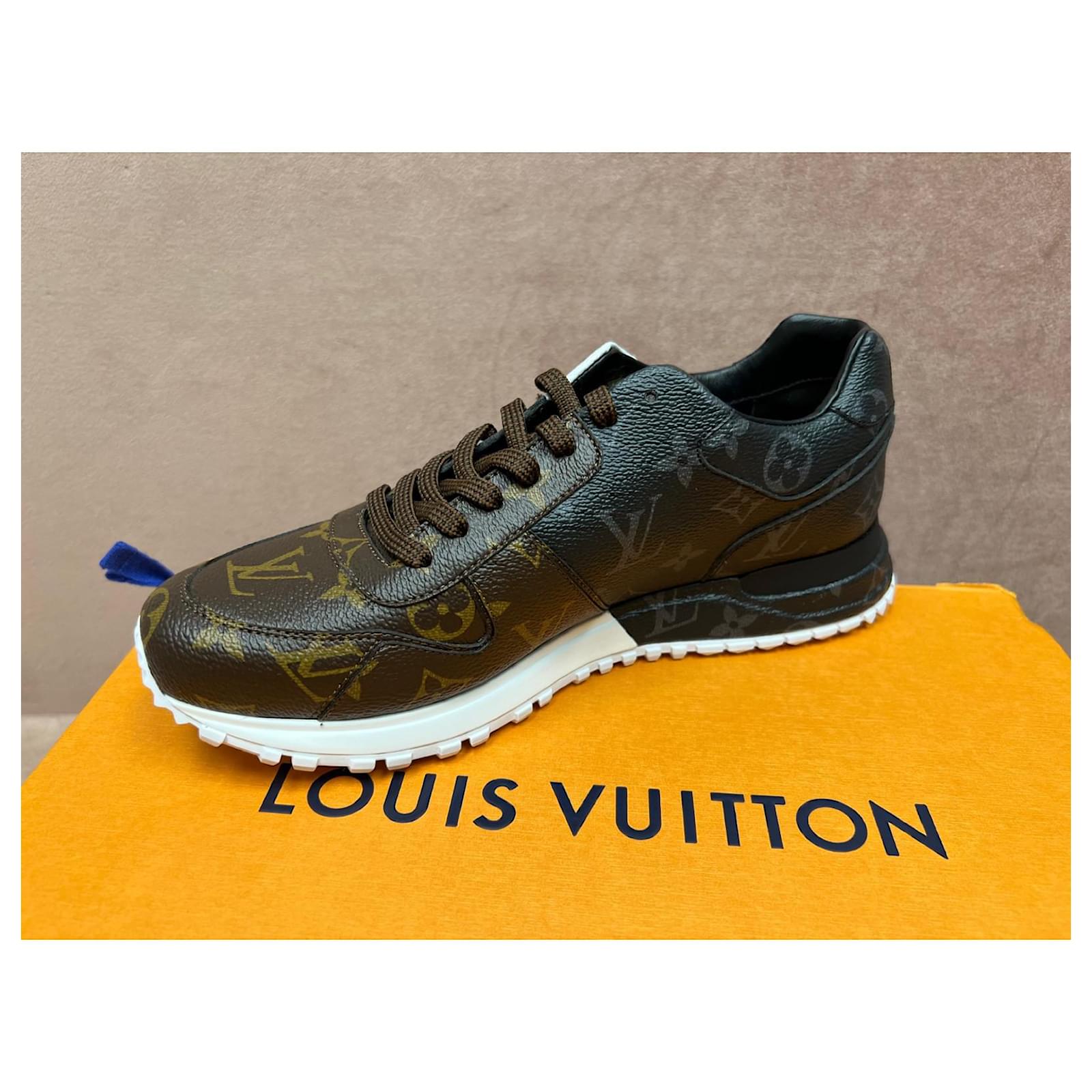 Zapatillas Para Hombre Louis Vuitton Run Away Mix Marrón