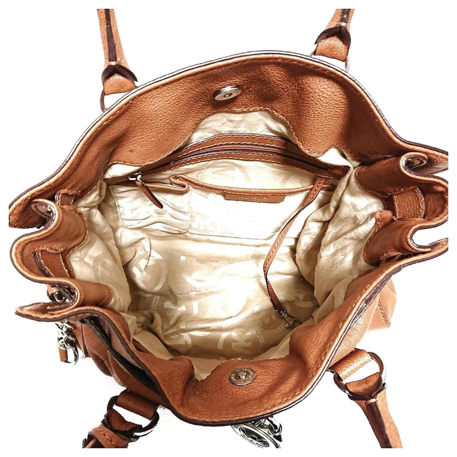 Michael Kors Hamilton Brown Leather ref.585984 - Joli Closet