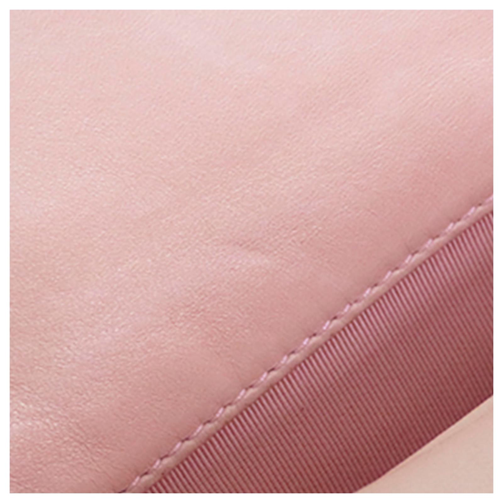 Chanel Pink Matelasse Lambskin Leather Chain Tote Bag ref.586806 - Joli  Closet