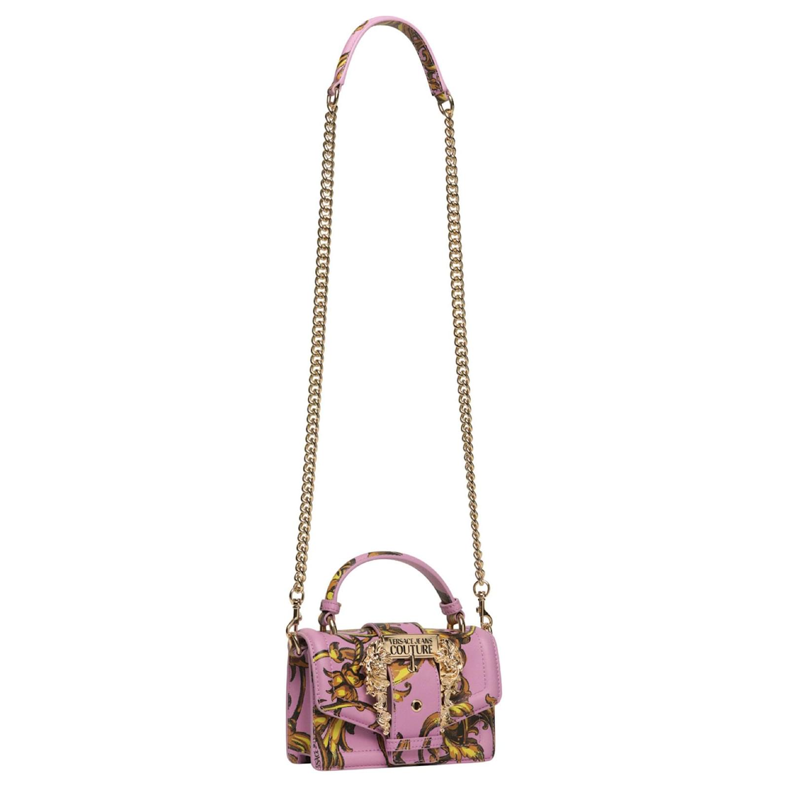Autre Marque Versace Jeans Couture Regalia Baroque Top Handle Bag Pink  ref.587058 - Joli Closet