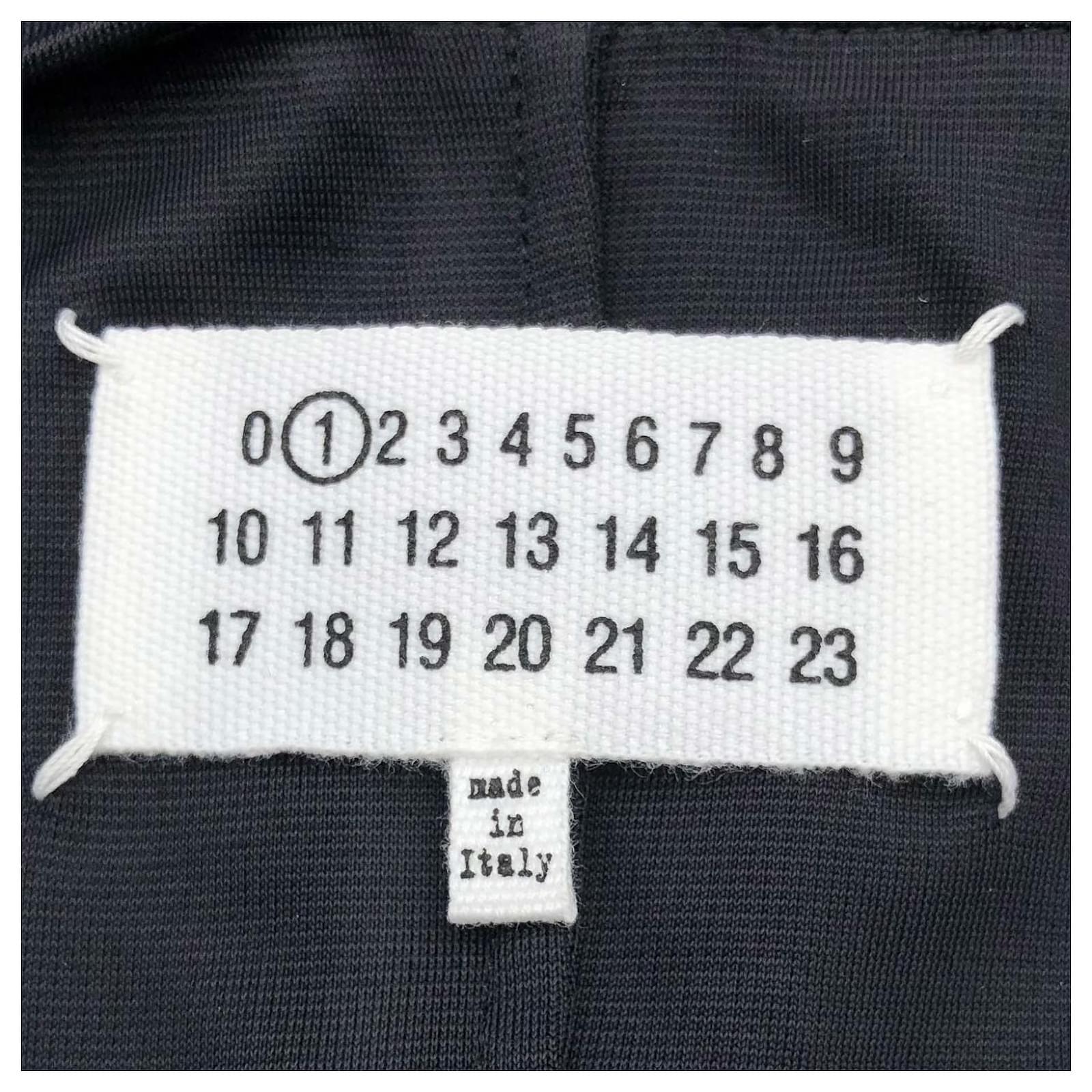 Maison Martin Margiela dress in black with cross-over detail