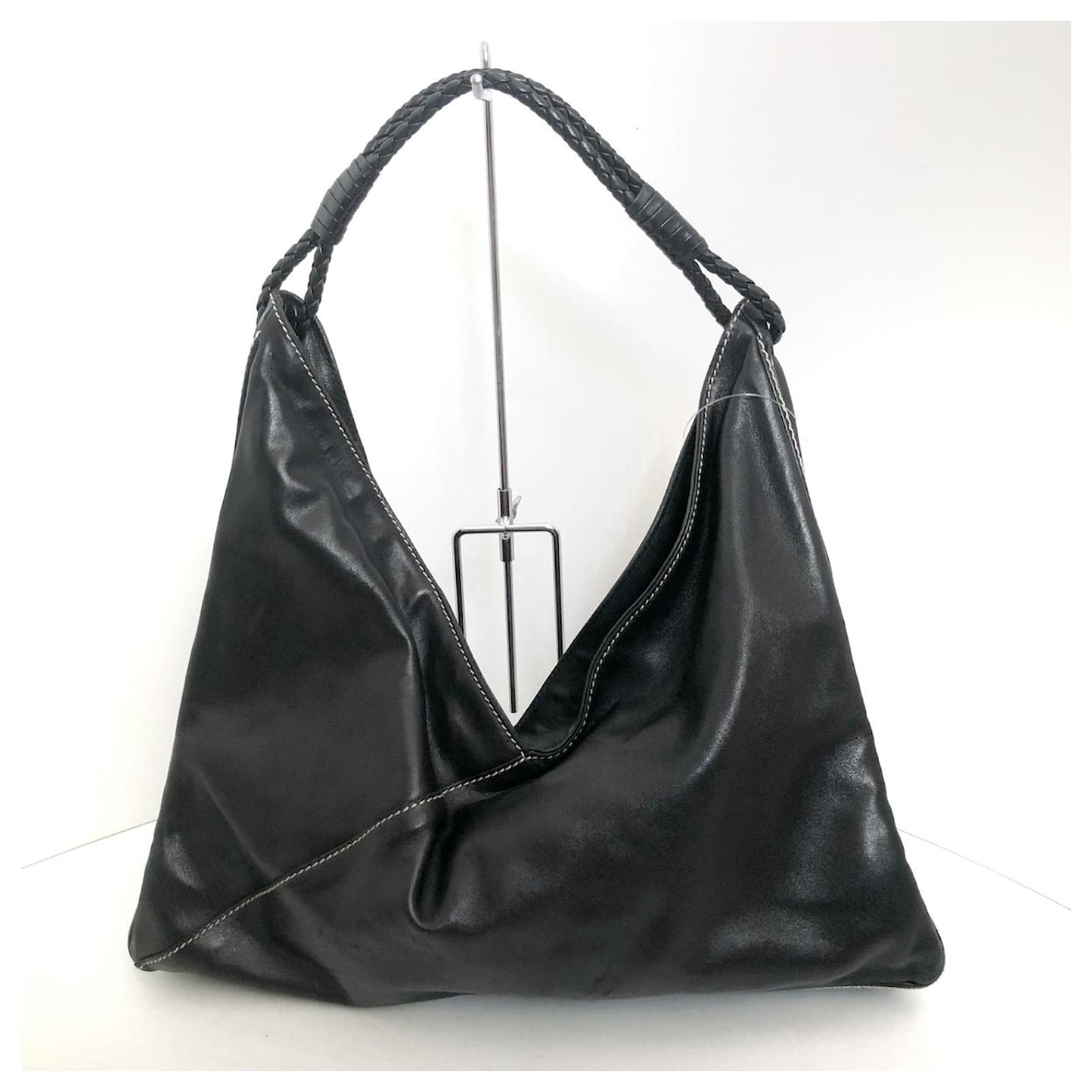 Bottega Veneta Hobo Black Leather ref.587474 - Joli Closet