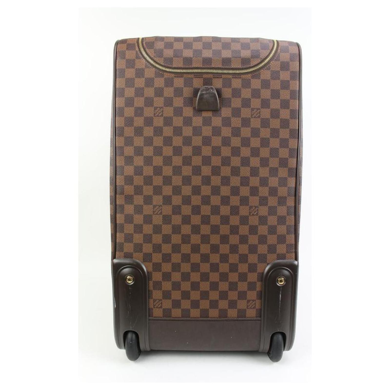 Louis Vuitton Pegase 60 Damier Ebene Rolling Travel Bag Luggage