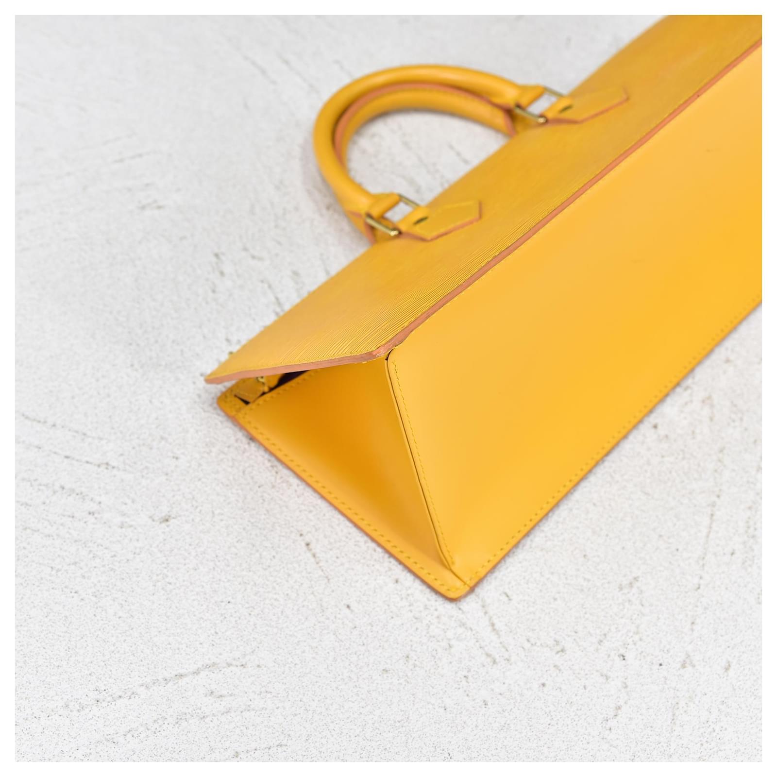 Louis Vuitton Triangle Epi Yellow Pony-style calfskin ref.587973 - Joli  Closet