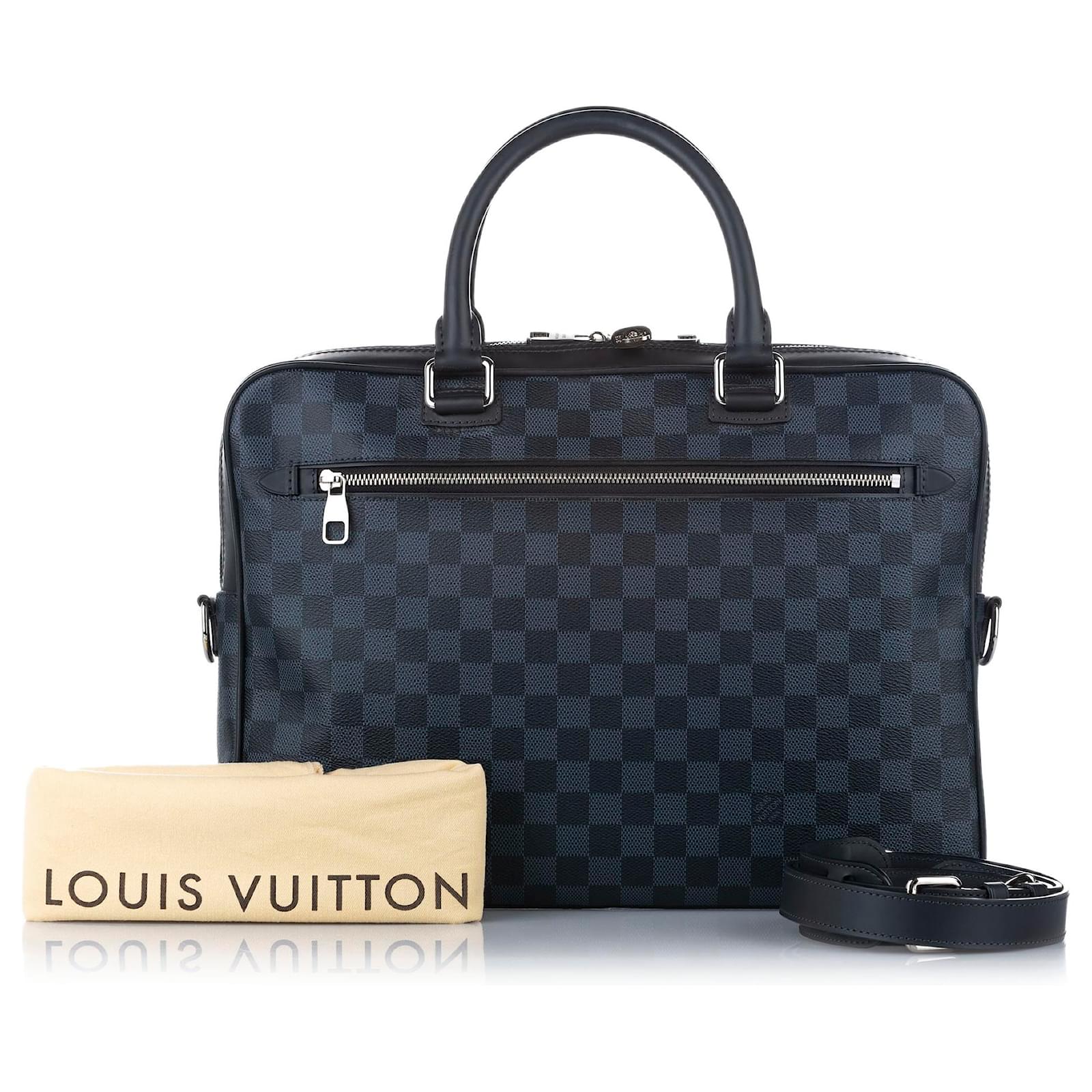 Black Louis Vuitton Damier Graphite Porte Documents Jour Business