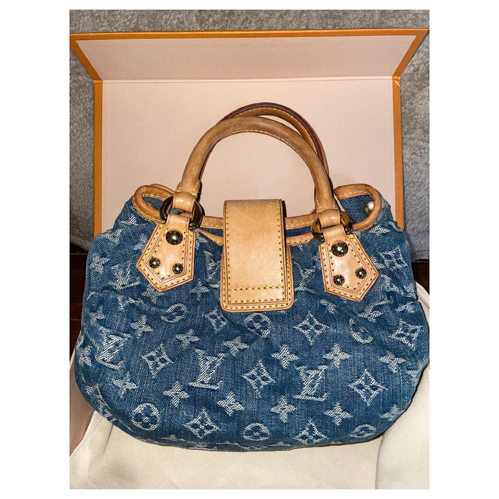 Louis Vuitton Pleaty Blue Cotton ref.589463 - Joli Closet