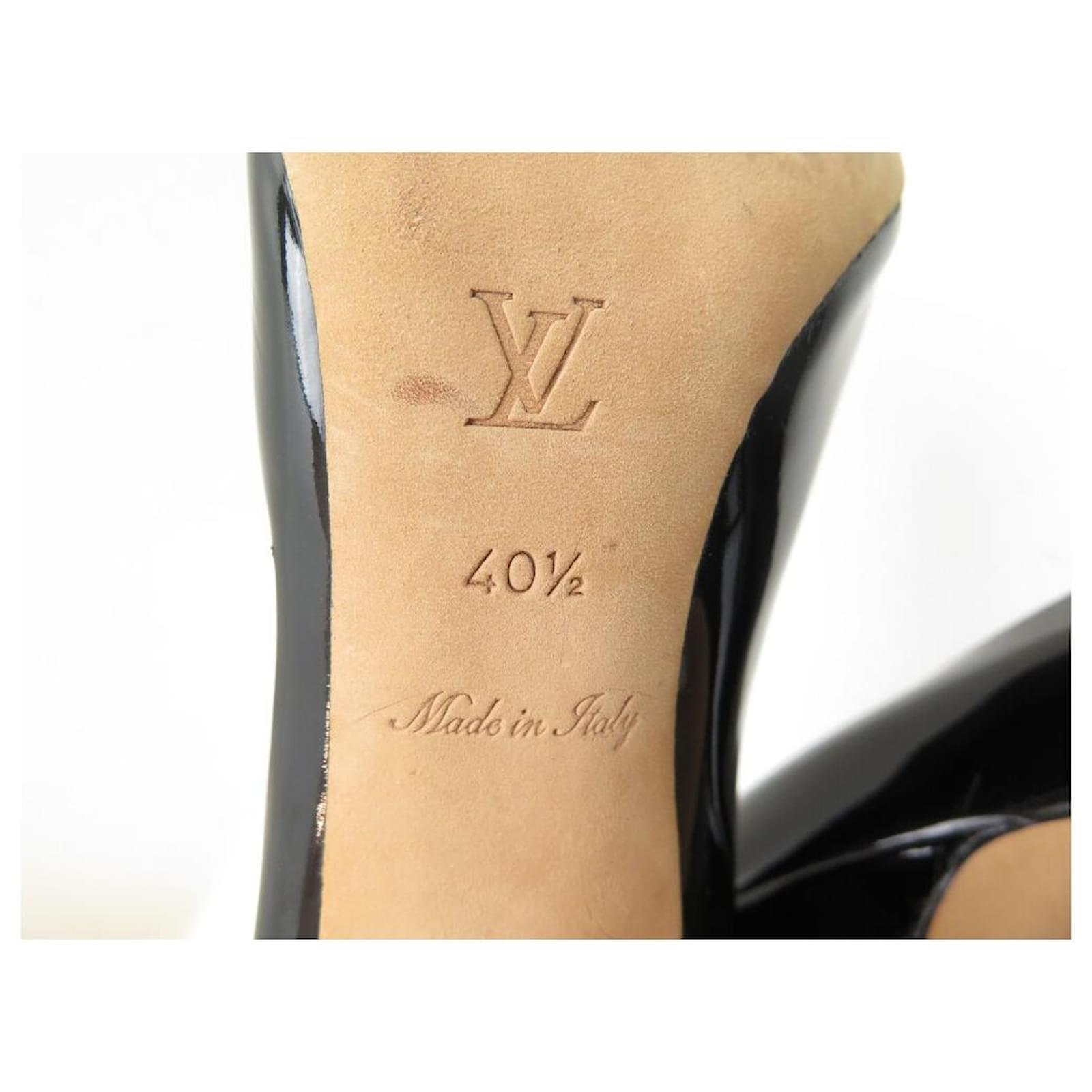 Louis Vuitton Pumps - Authentic Womens Black Patent Leather/Classy-Size  36EU/6US