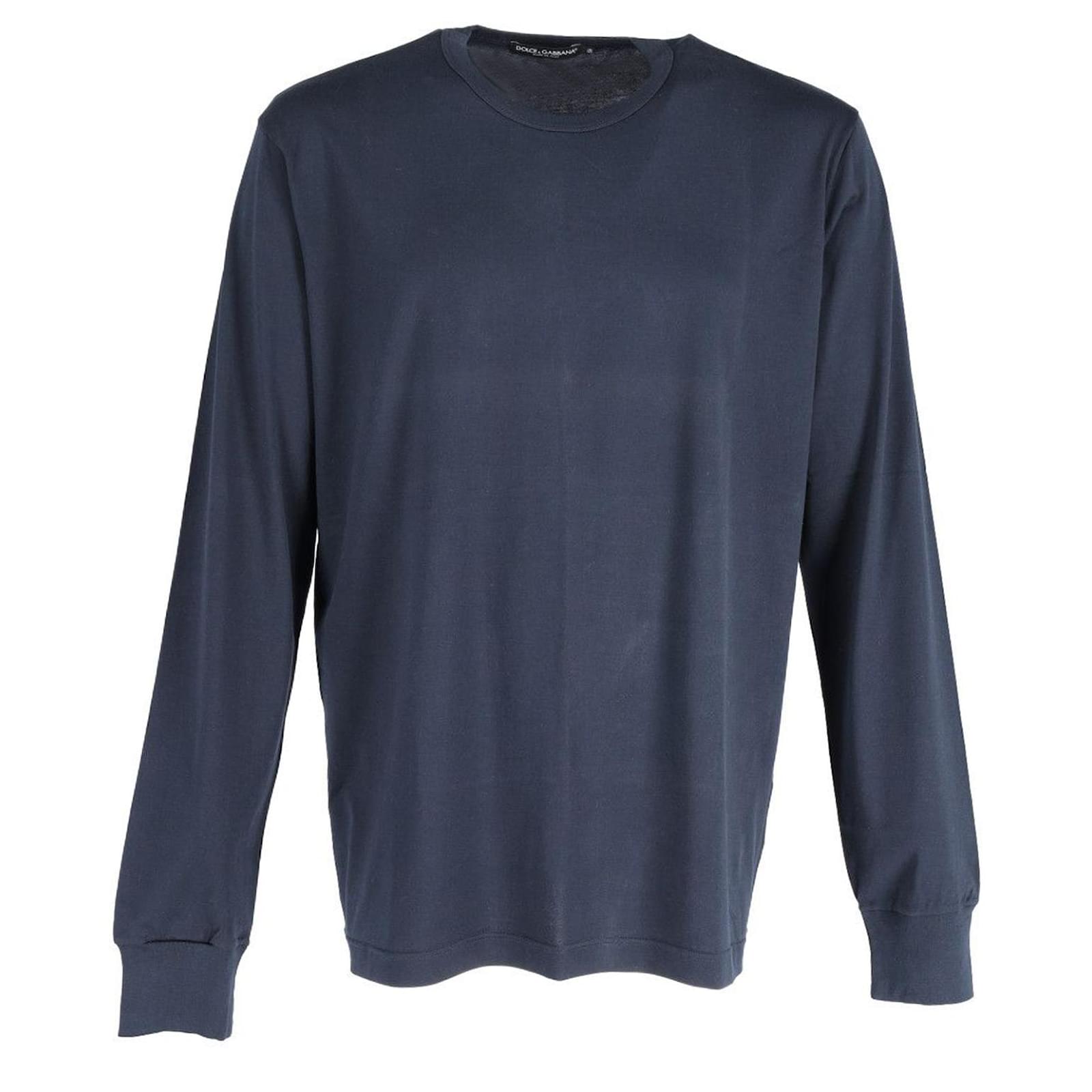 Dolce & Gabbana Sweatshirt in Navy Blue Cotton ref.589627 - Joli Closet