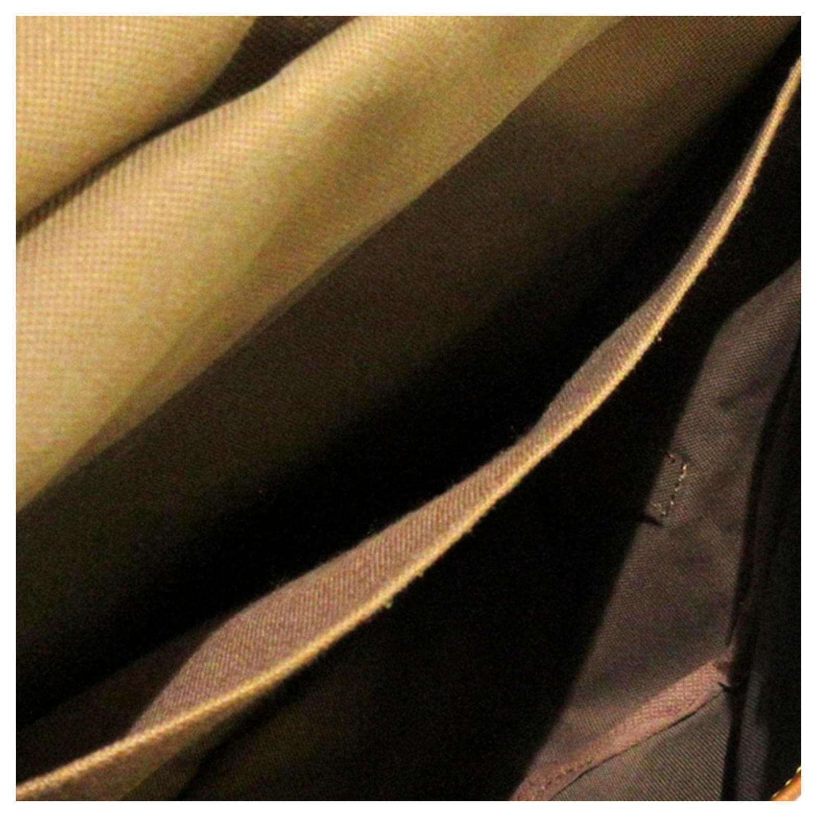 Louis Vuitton Monogram Saumur 35 M42254 Brown Cloth ref.863916