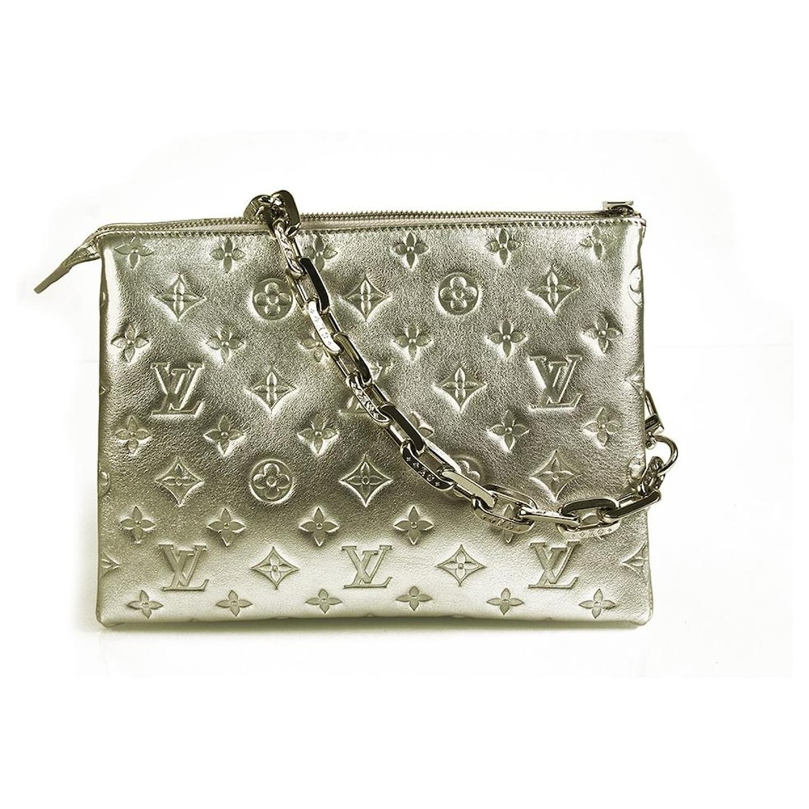 Louis Vuitton Cream Monogram Puffy Lambskin Coussin mm - Handbag | Pre-owned & Certified | used Second Hand | Unisex