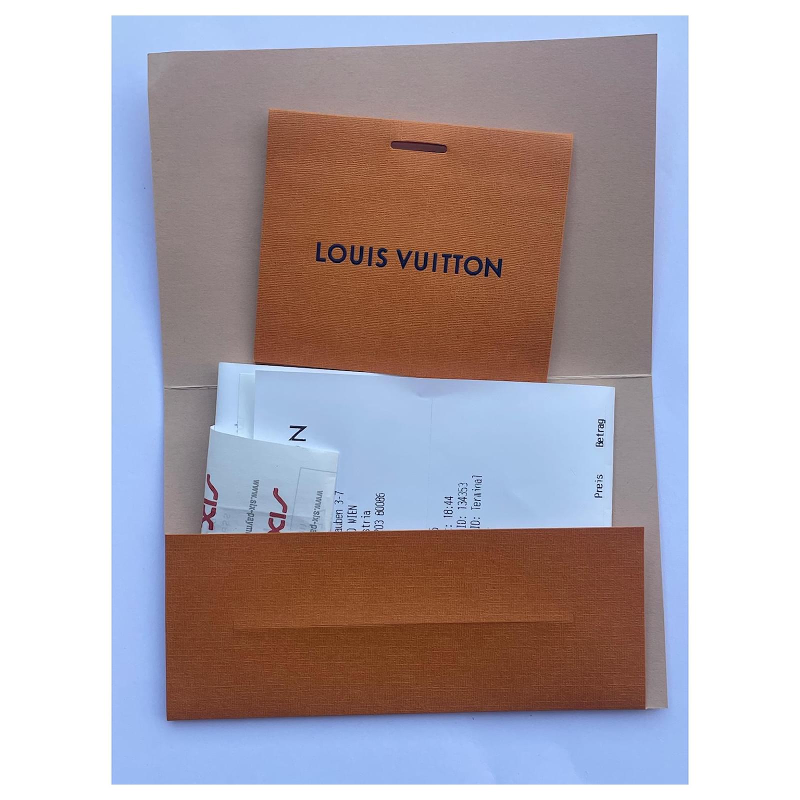Louis Vuitton Sold Out Denim Blue Multiple Wallet Slender Leather