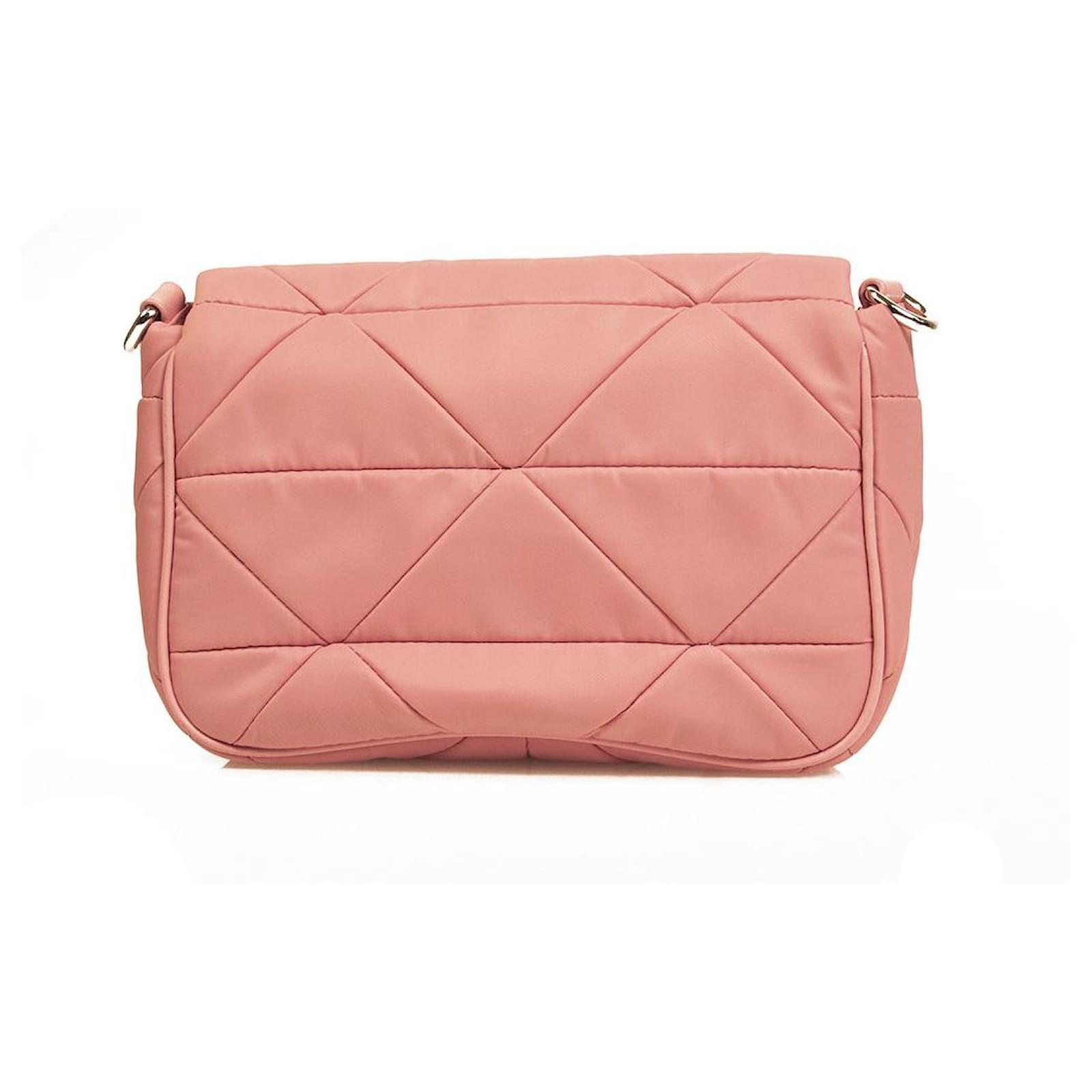 Prada Pink Tessuto Clutch Bag Nylon Cloth ref.850101 - Joli Closet