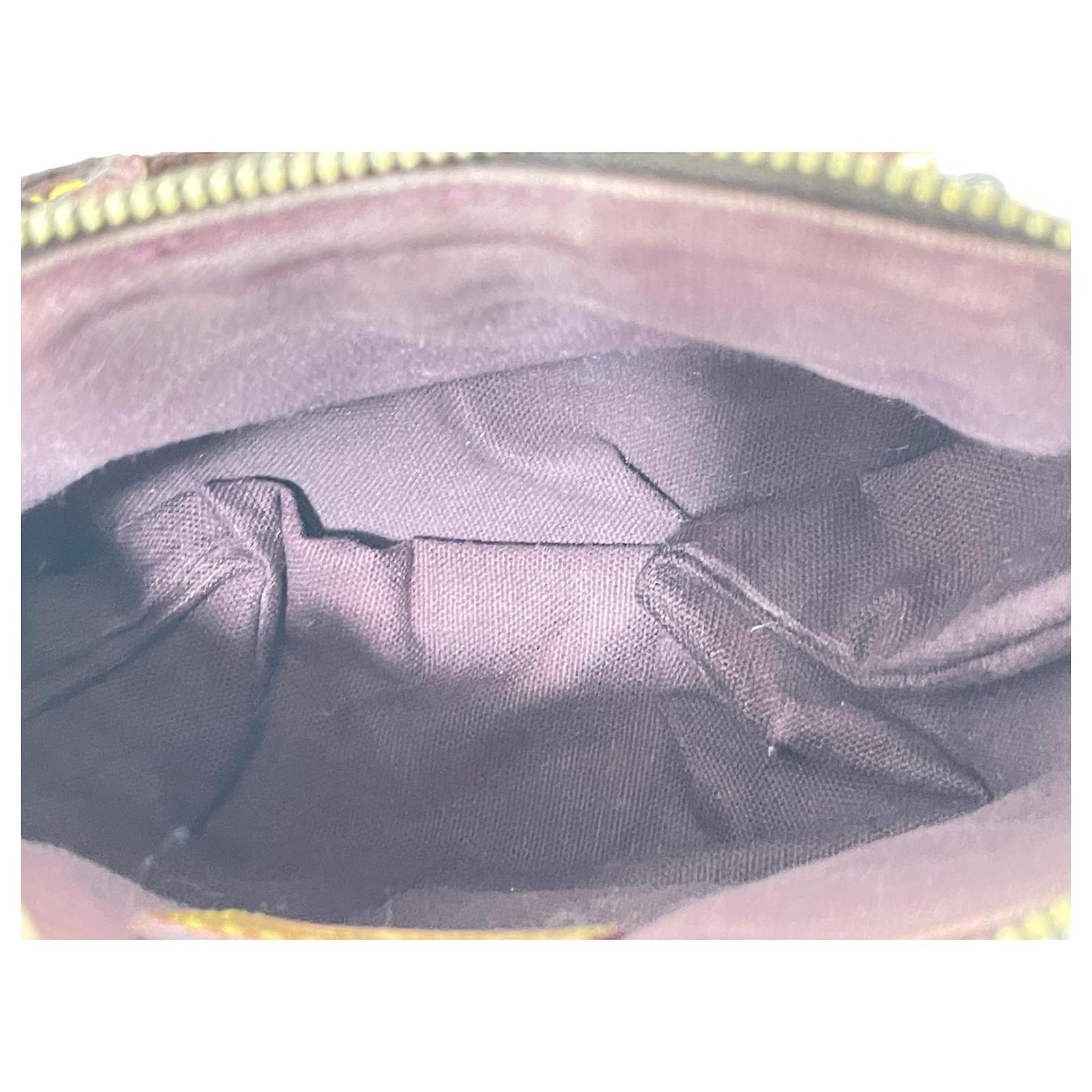 Nano noé cloth handbag Louis Vuitton Brown in Cloth - 36148606