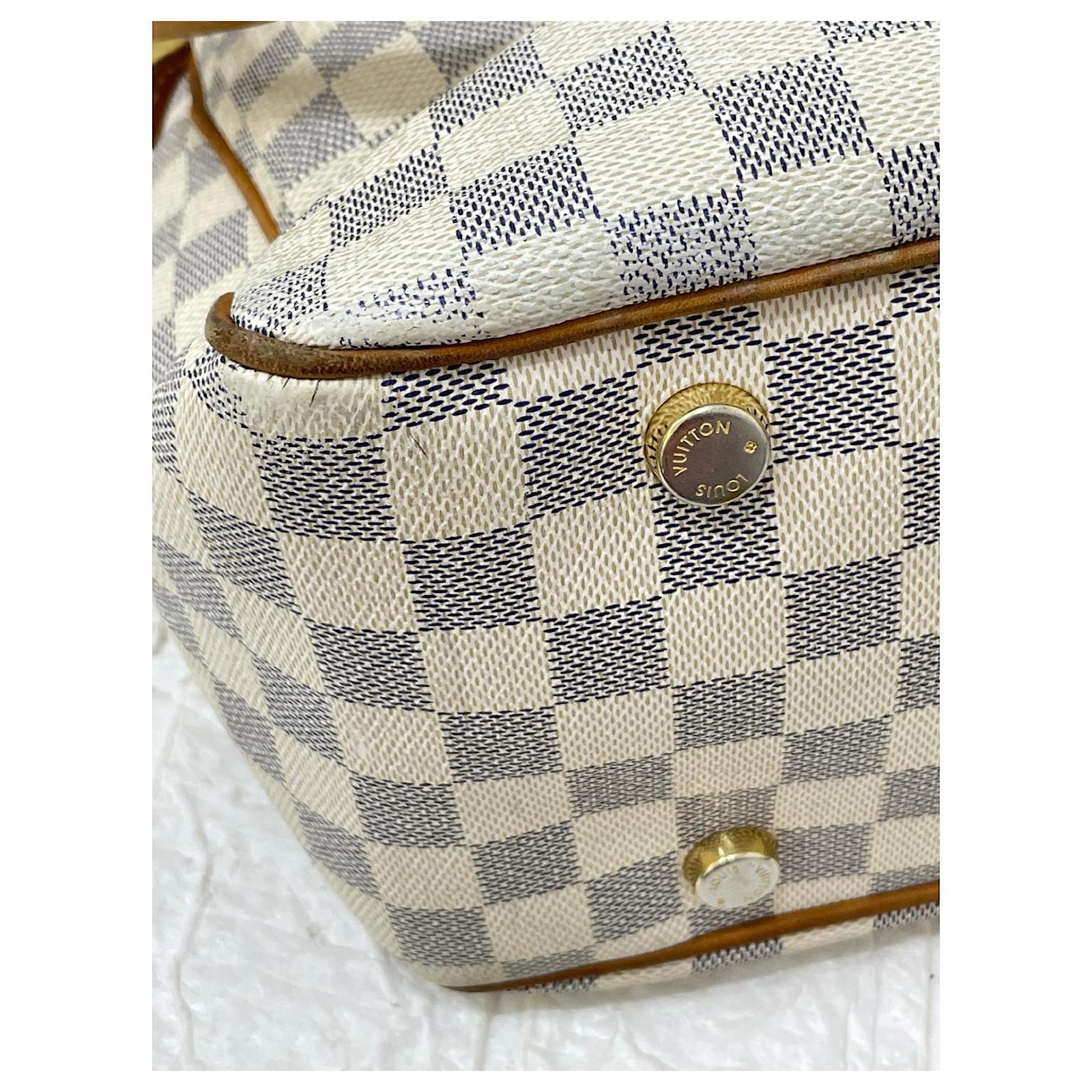 Louis Vuitton Damier Azur Figheri tote bag Beige Cloth ref.591536