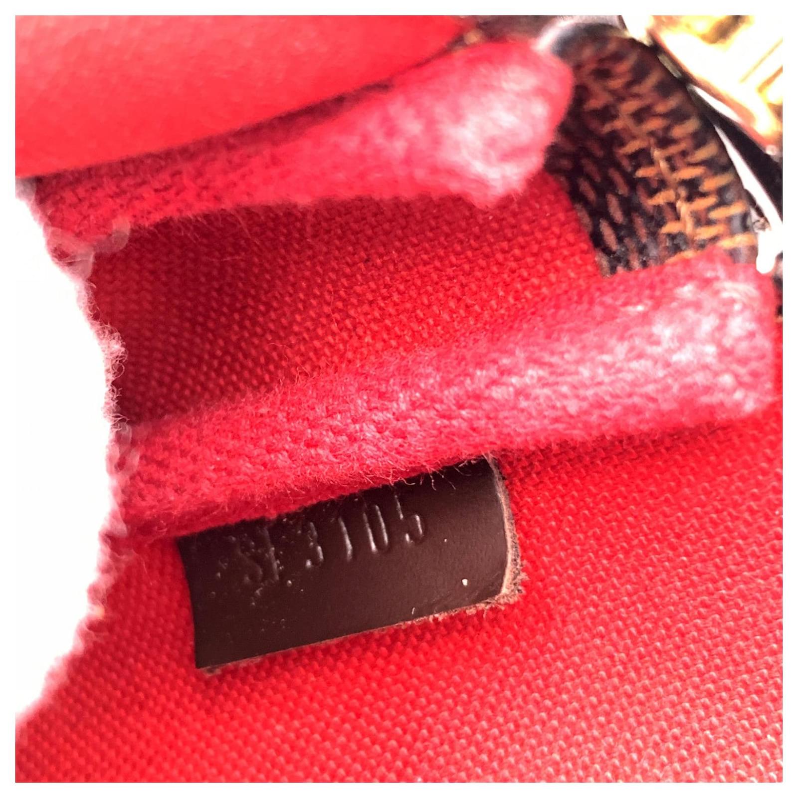 Louis Vuitton Damier Ebene Trunks and Bags Mini Pochette Accessoires in  brown coated/waterproof canvas Cloth ref.378708 - Joli Closet