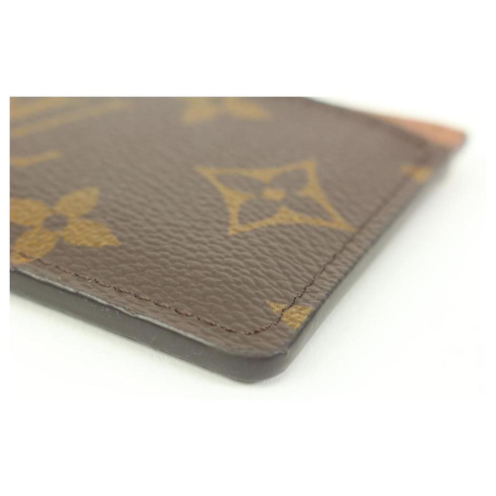 Louis Vuitton Monogram Porte cartes Card Holder Wallet Case 53lk322s