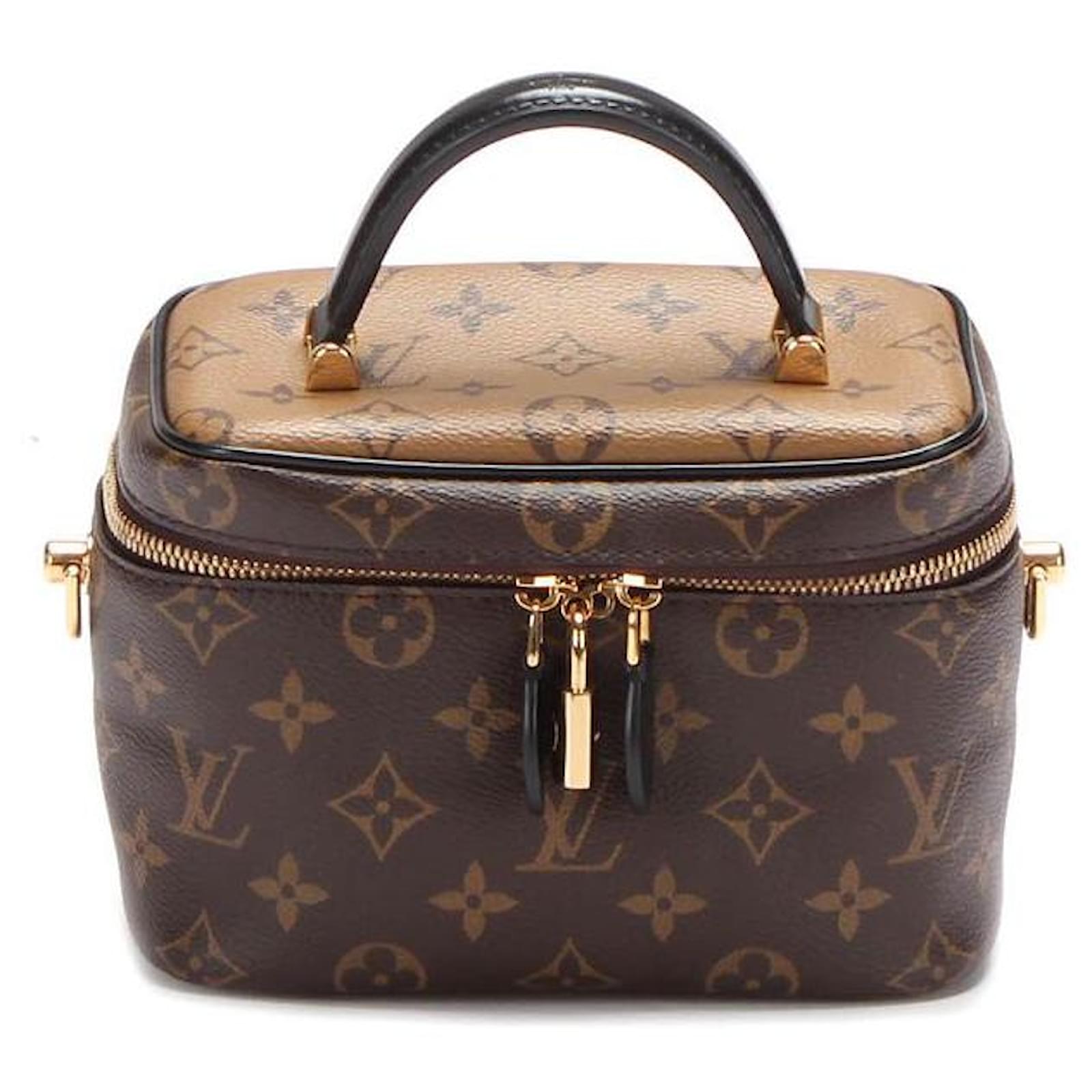 Louis+Vuitton+Vanity+PM+Brown+Canvas+Coated+Reverse+Monogram for