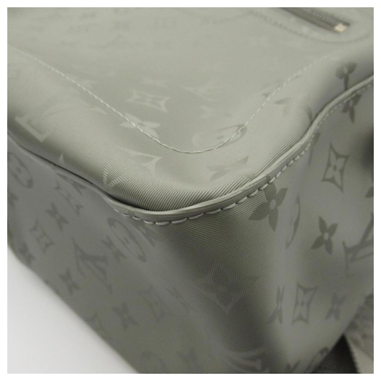 LOUIS VUITTON Monogram Titanium Backpack Tote 412816