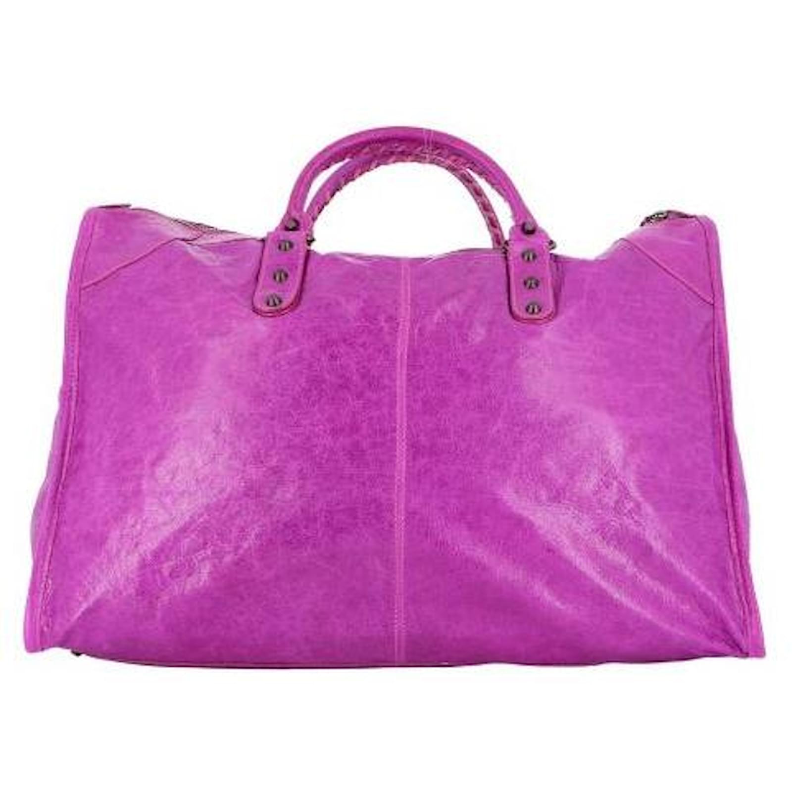 balenciaga mini city purple