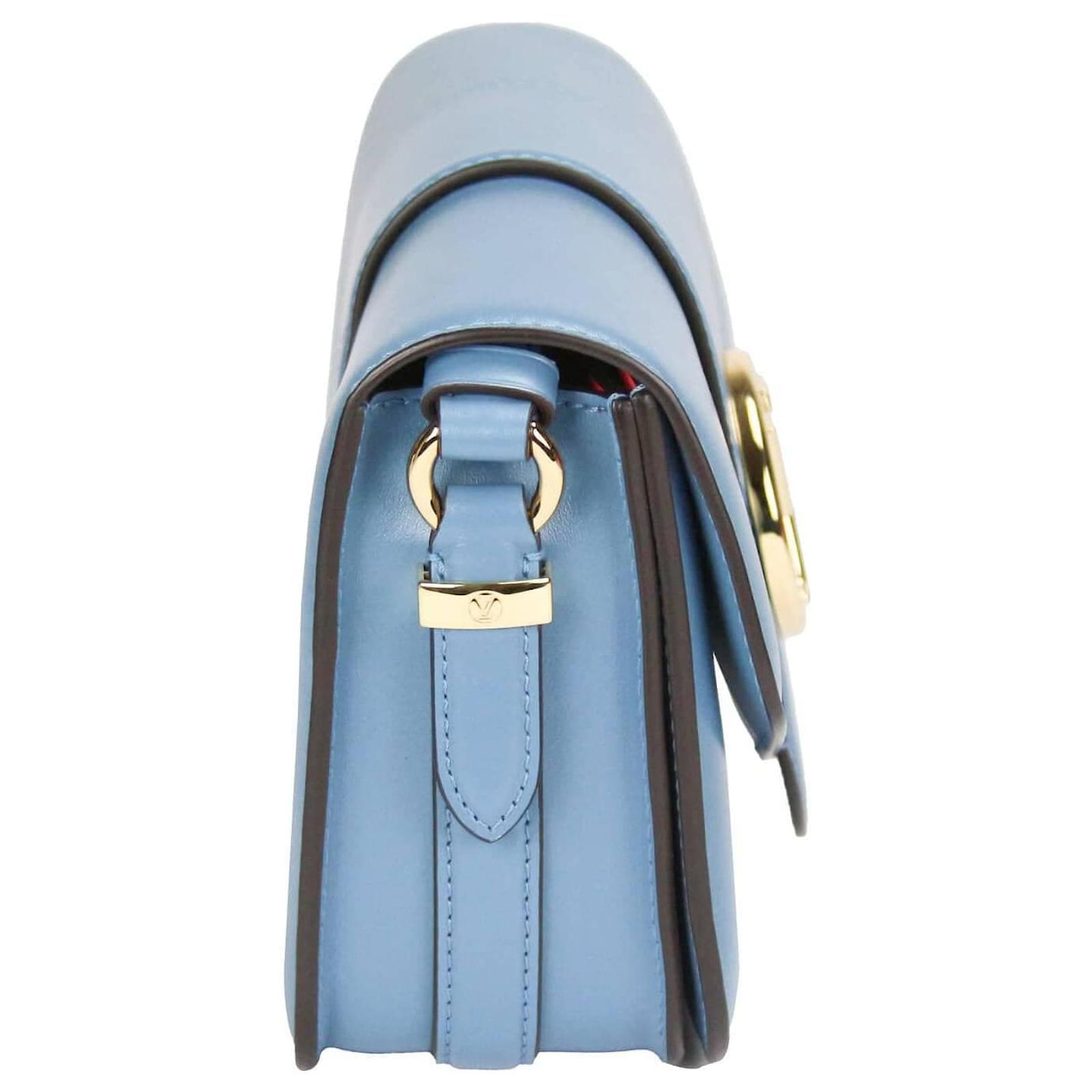 Louis Vuitton Pont 9 Bleu Orage Leather Blue Cloth ref.592608 - Joli Closet