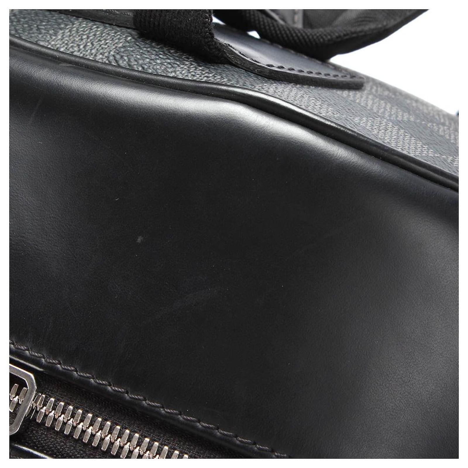 Louis Vuitton Damier Graphite Josh Backpack Black Cloth ref.593127