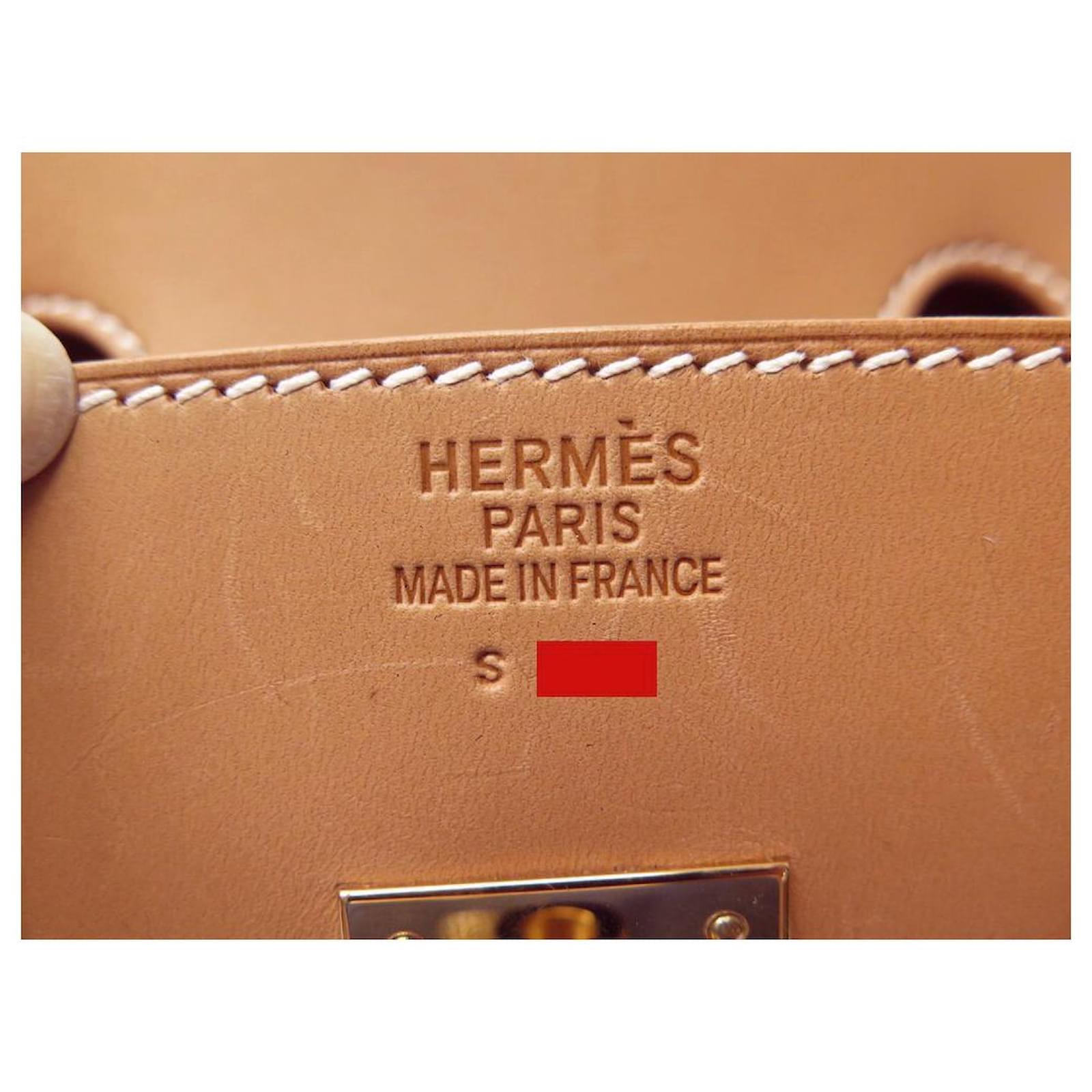 Hermès Hermes Birkin handbag 35 LEATHER BARENIA CAMEL GOLD LEATHER