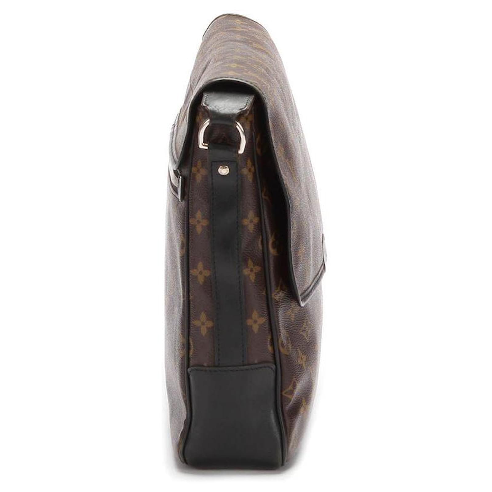 Louis Vuitton Monogram Macassar Bass MM Brown Cloth ref.593246