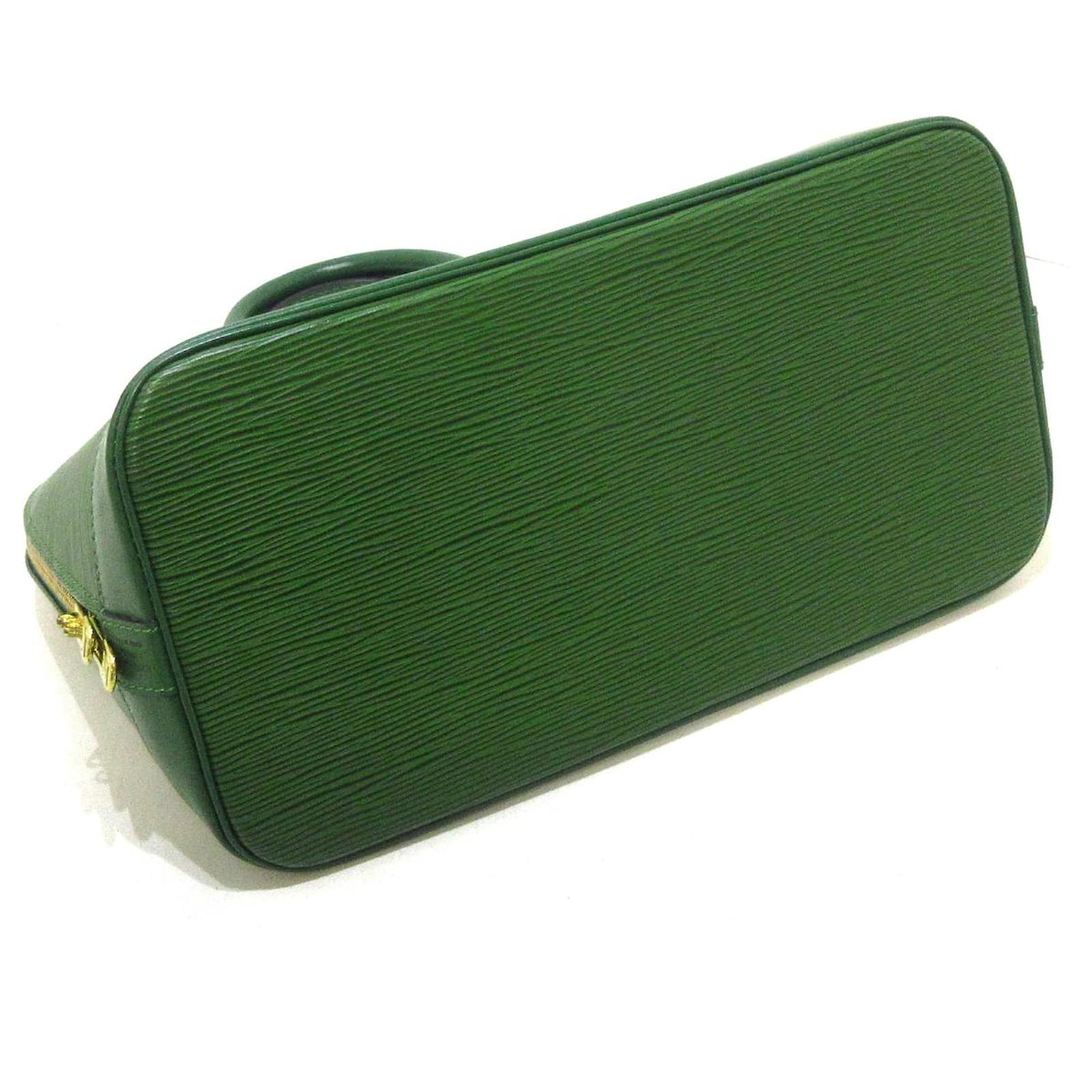 Louis Vuitton Alma Green Leather ref.593309 - Joli Closet