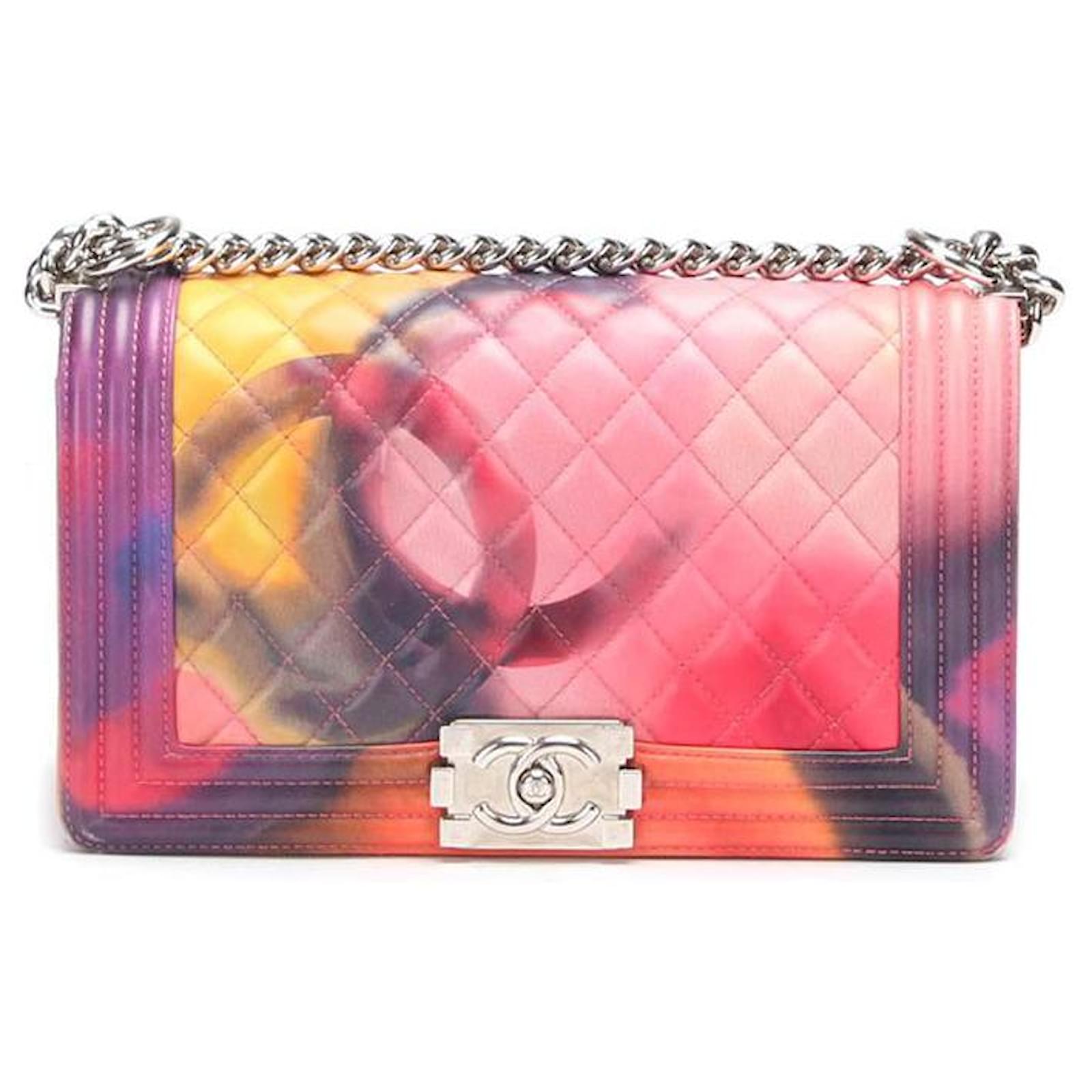 Chanel 14 S Leboy Flap Fuchsia Lambskin with Aged RHW – Luxmary Handbags
