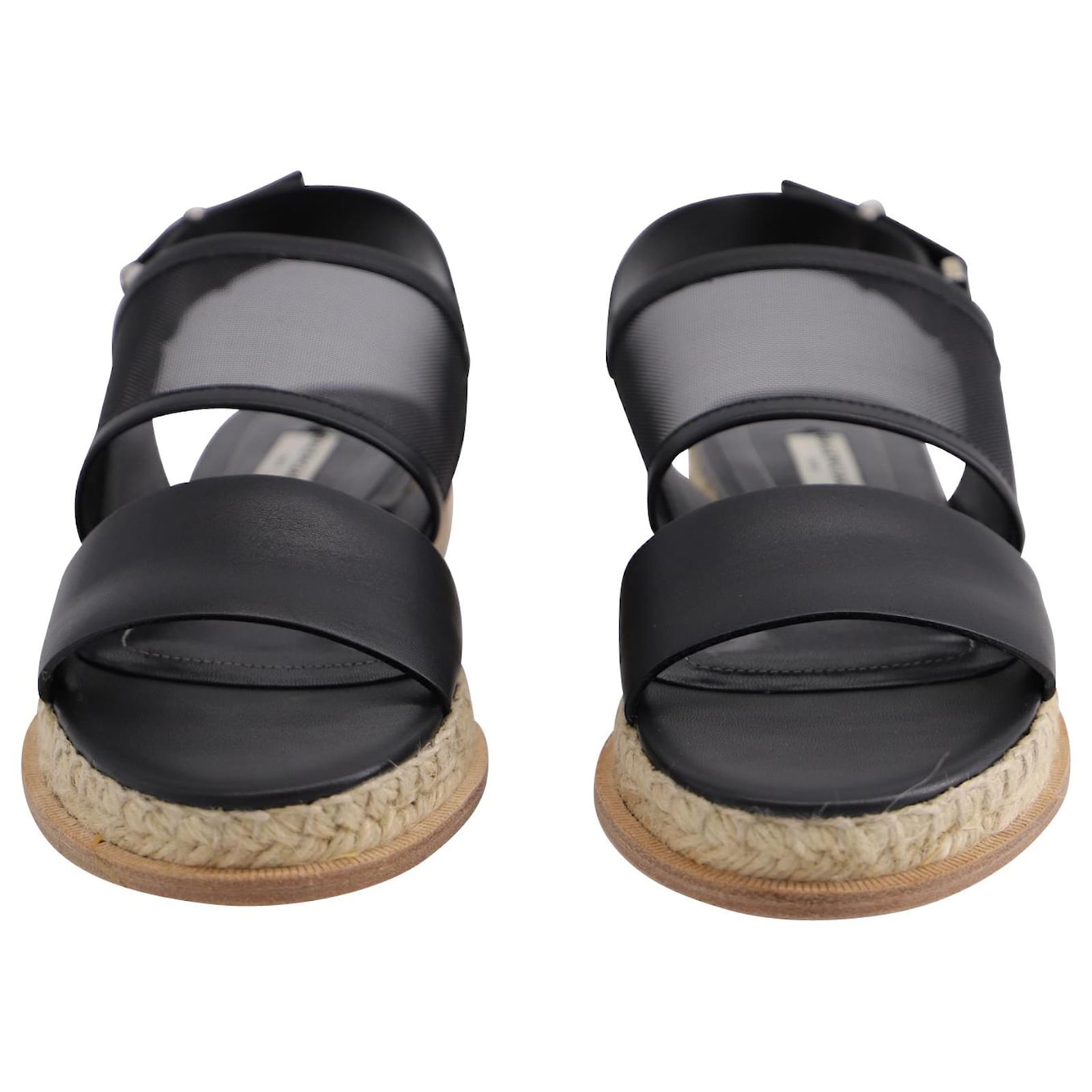balenciaga espadrille sandals