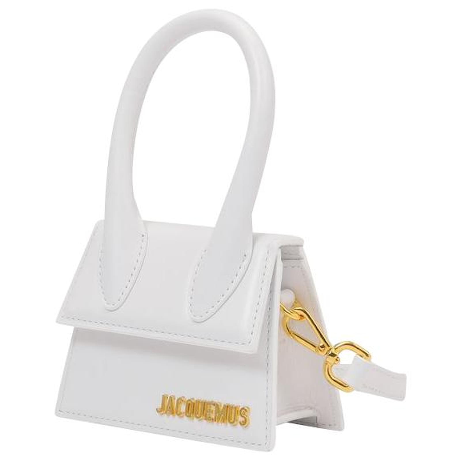 Le Chiquito Sac ?� Bandouli?�re - Jacquemus - Blanc - Cuir ref.594048 - Joli Closet