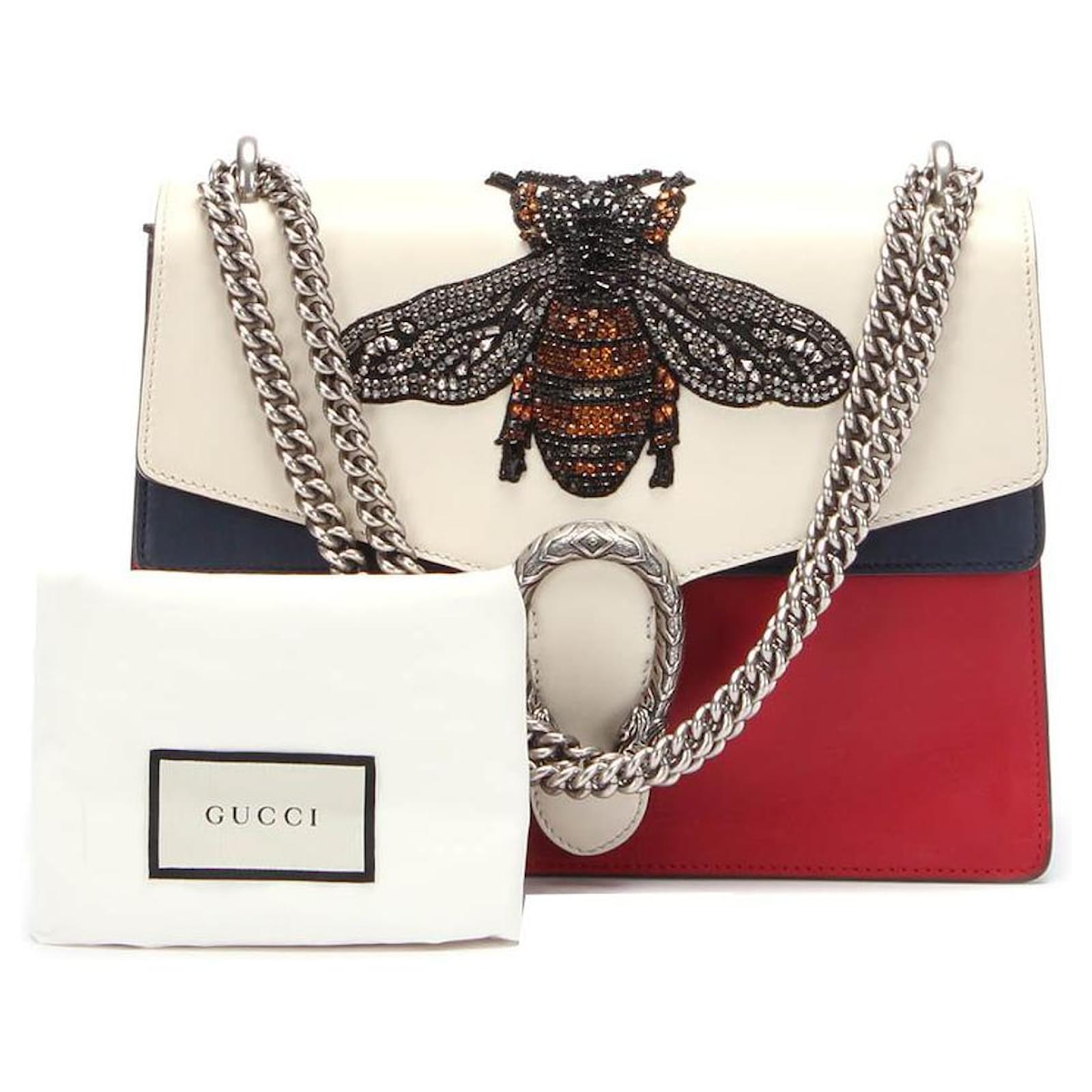Gucci Crystal Bee Medium Dionysus Bag - Couture USA